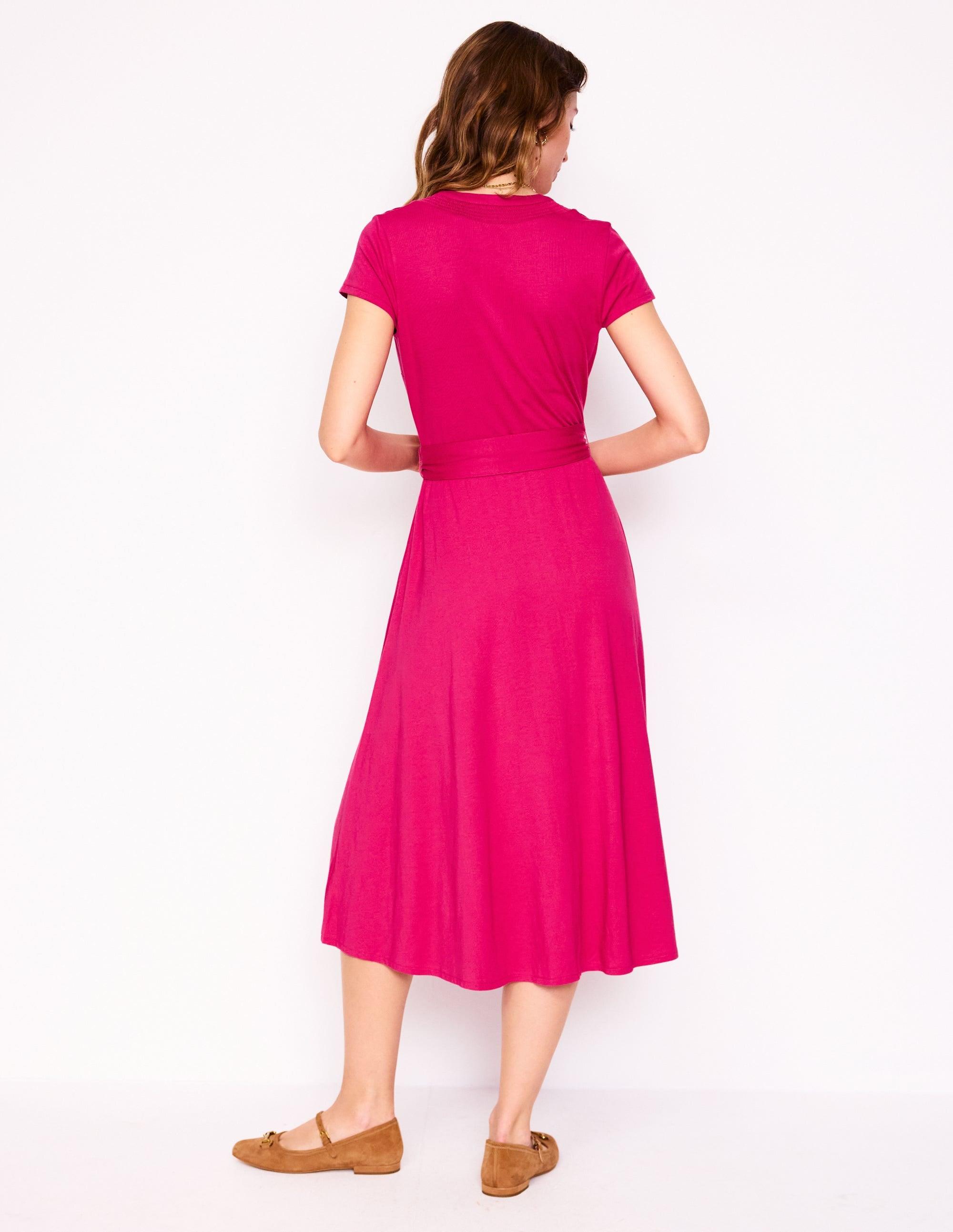 sara jersey shirt dress Sara Scallop Print Jersey Shirtdress (Women)
