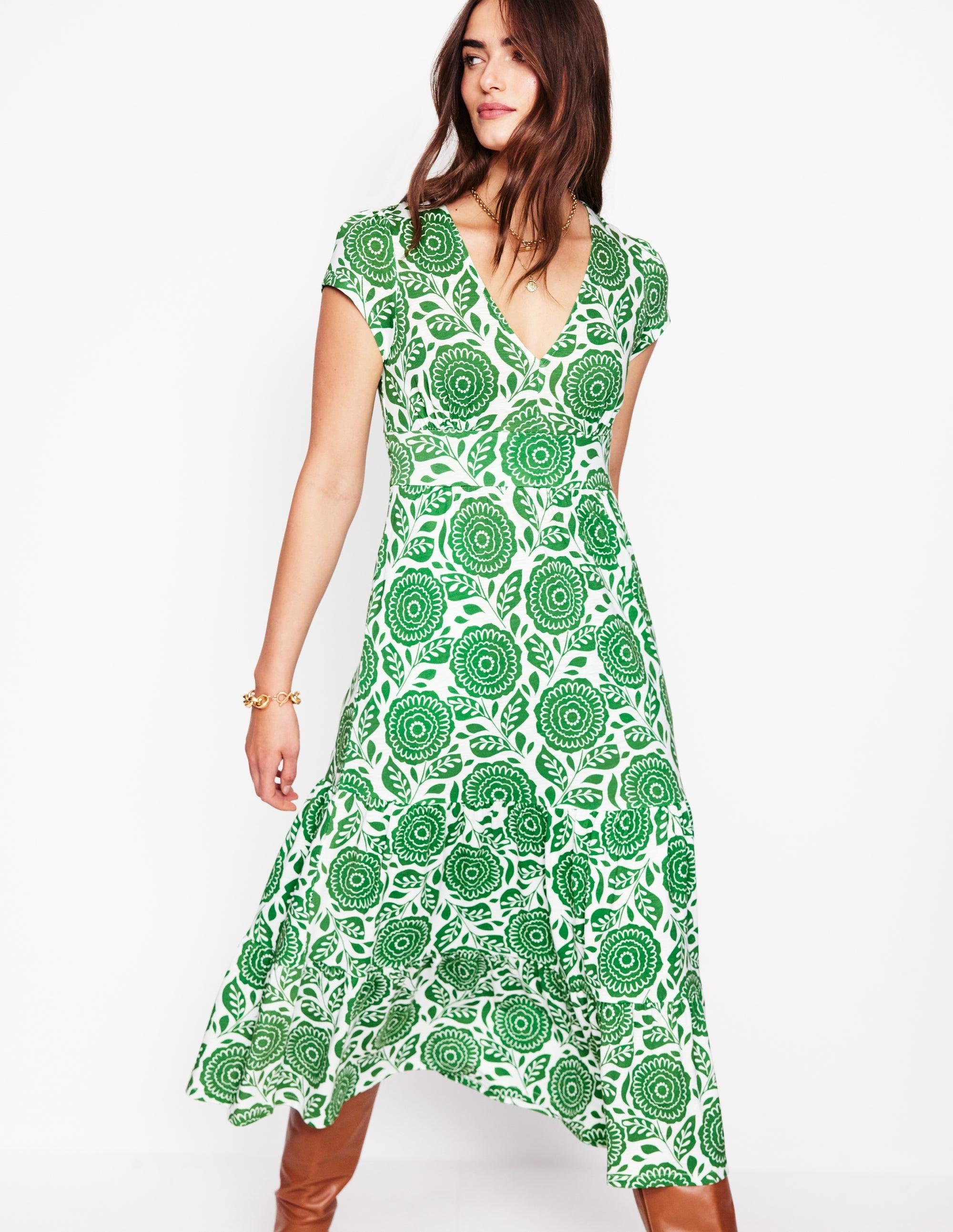 boden eloise jersey dress BODEN Eloise Tiered Jersey Dress