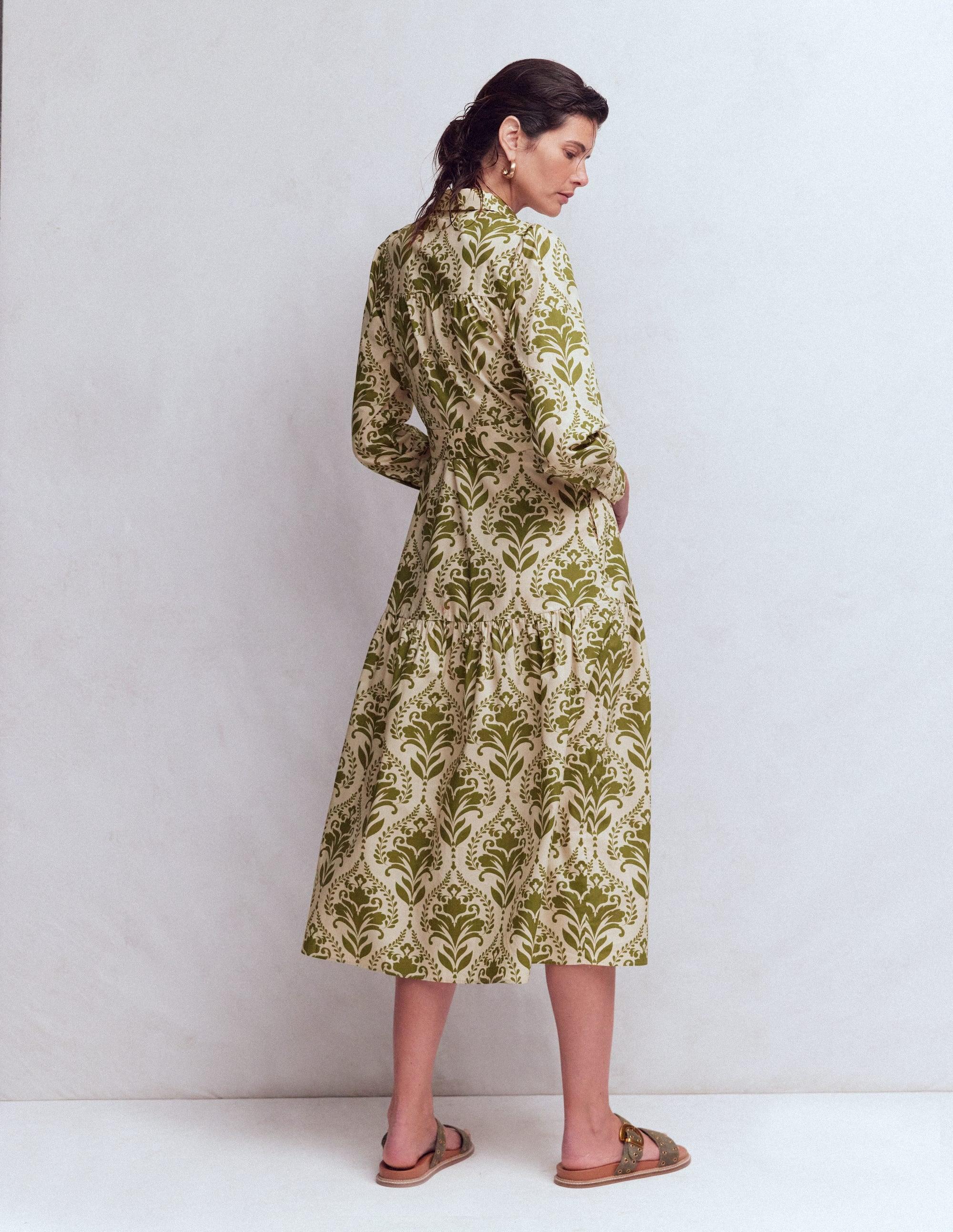 boden maxi shirt dress Boden Viola Green Maxi Shirt Dress - Kate Middleton Dresses