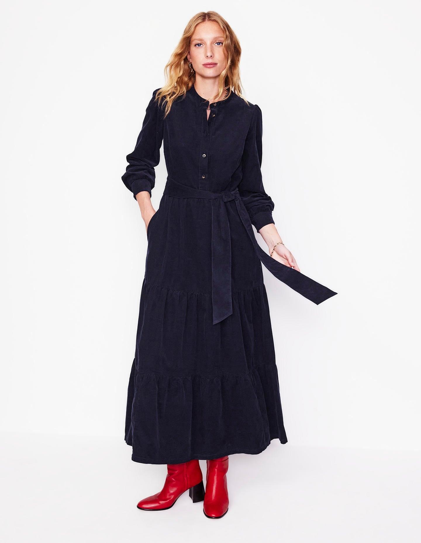 blue butterfly maxi dress GARNET MAXI DRESS