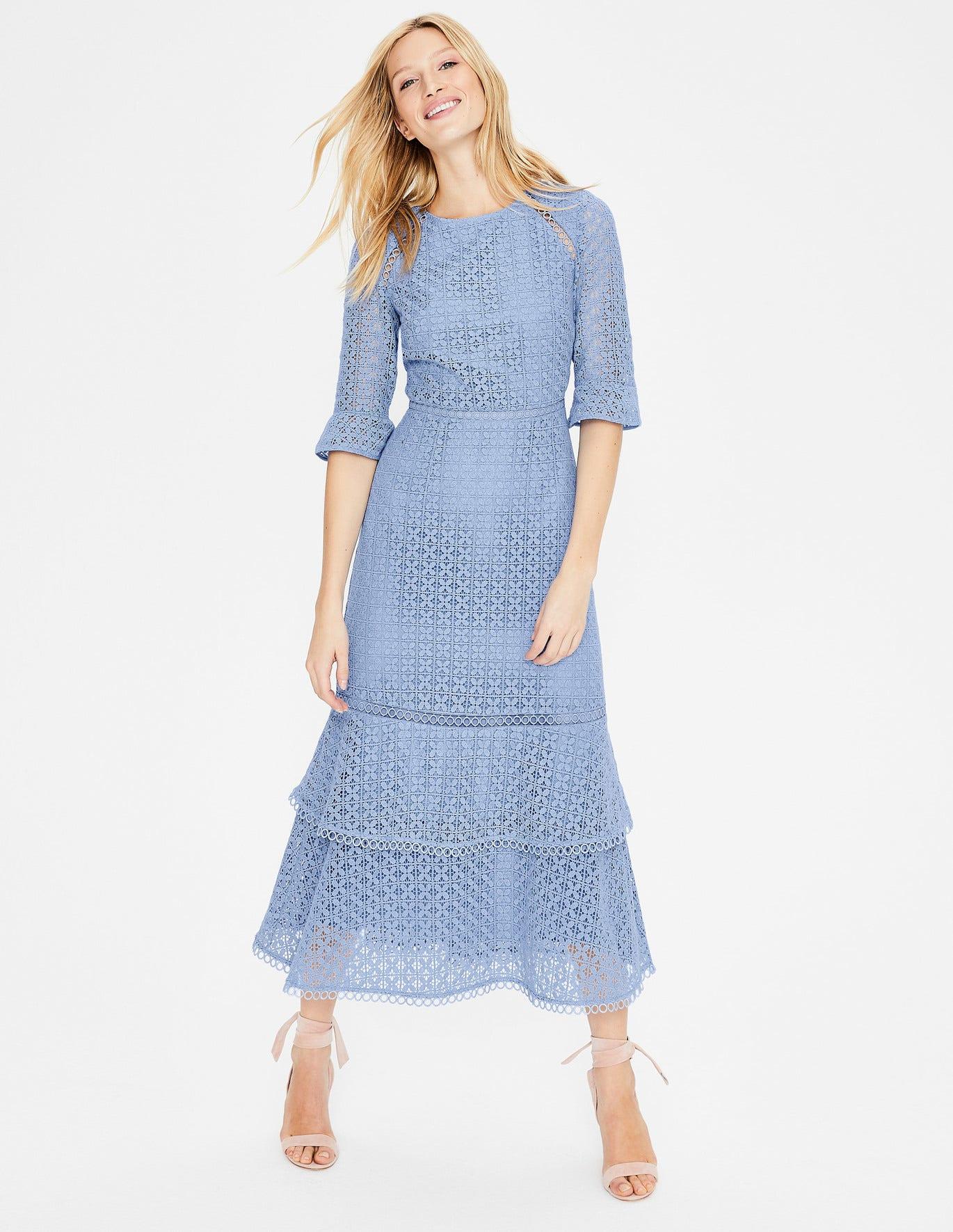 fat face cora denim dress