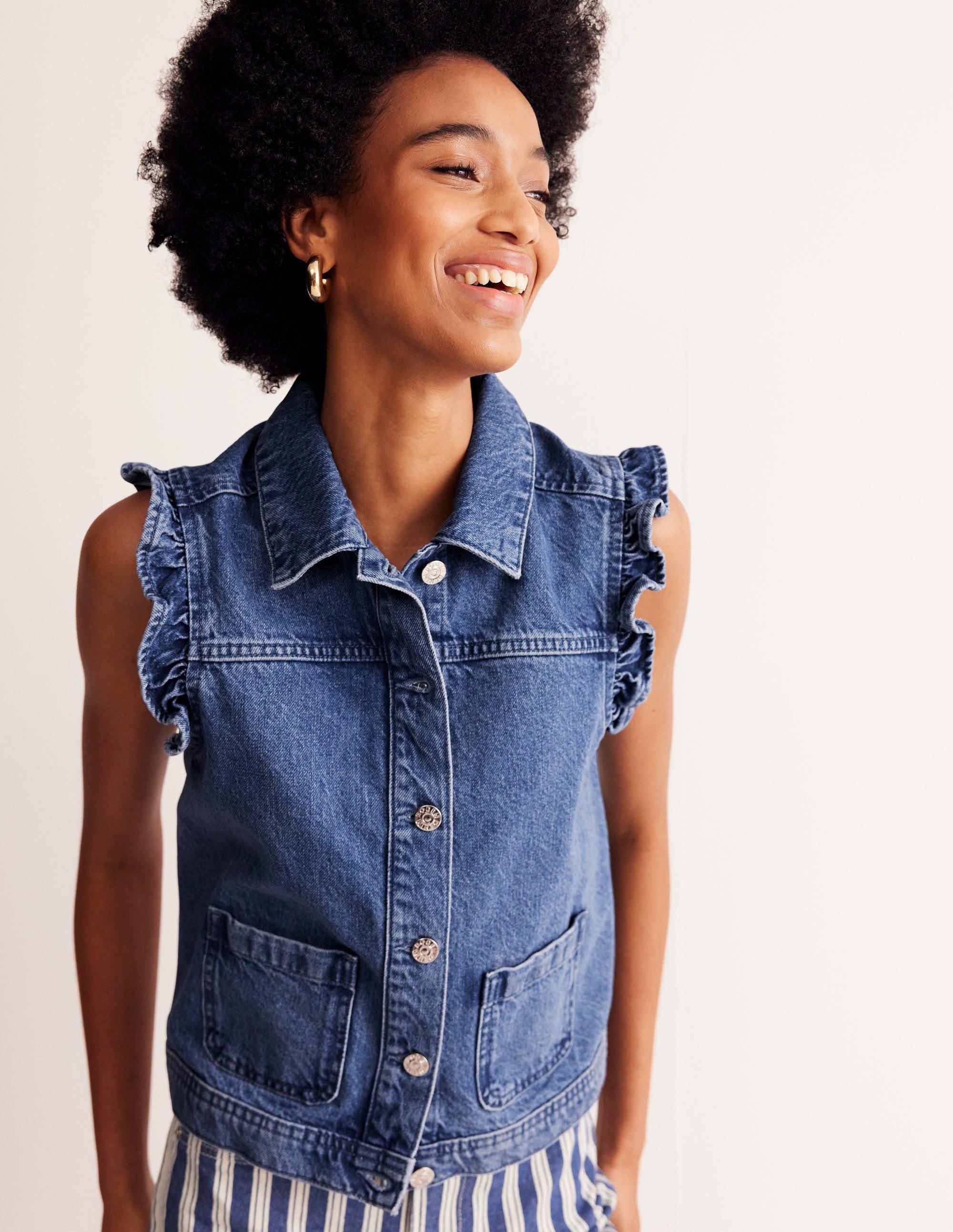 Boden Denim Vestmid Vintage Denim in Blue | Lyst