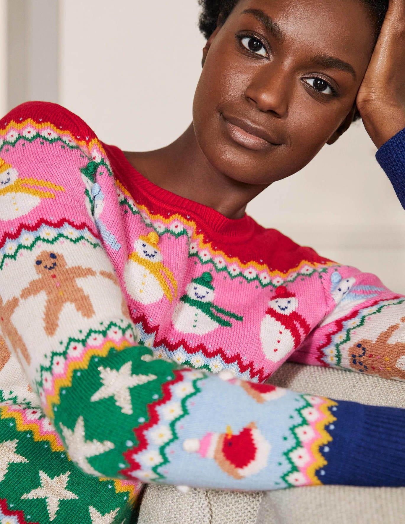Boden reindeer sweater 2025