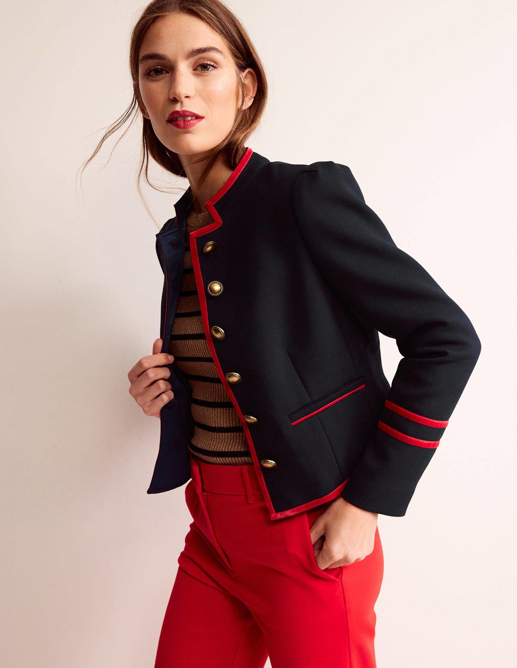 military black blazer womens