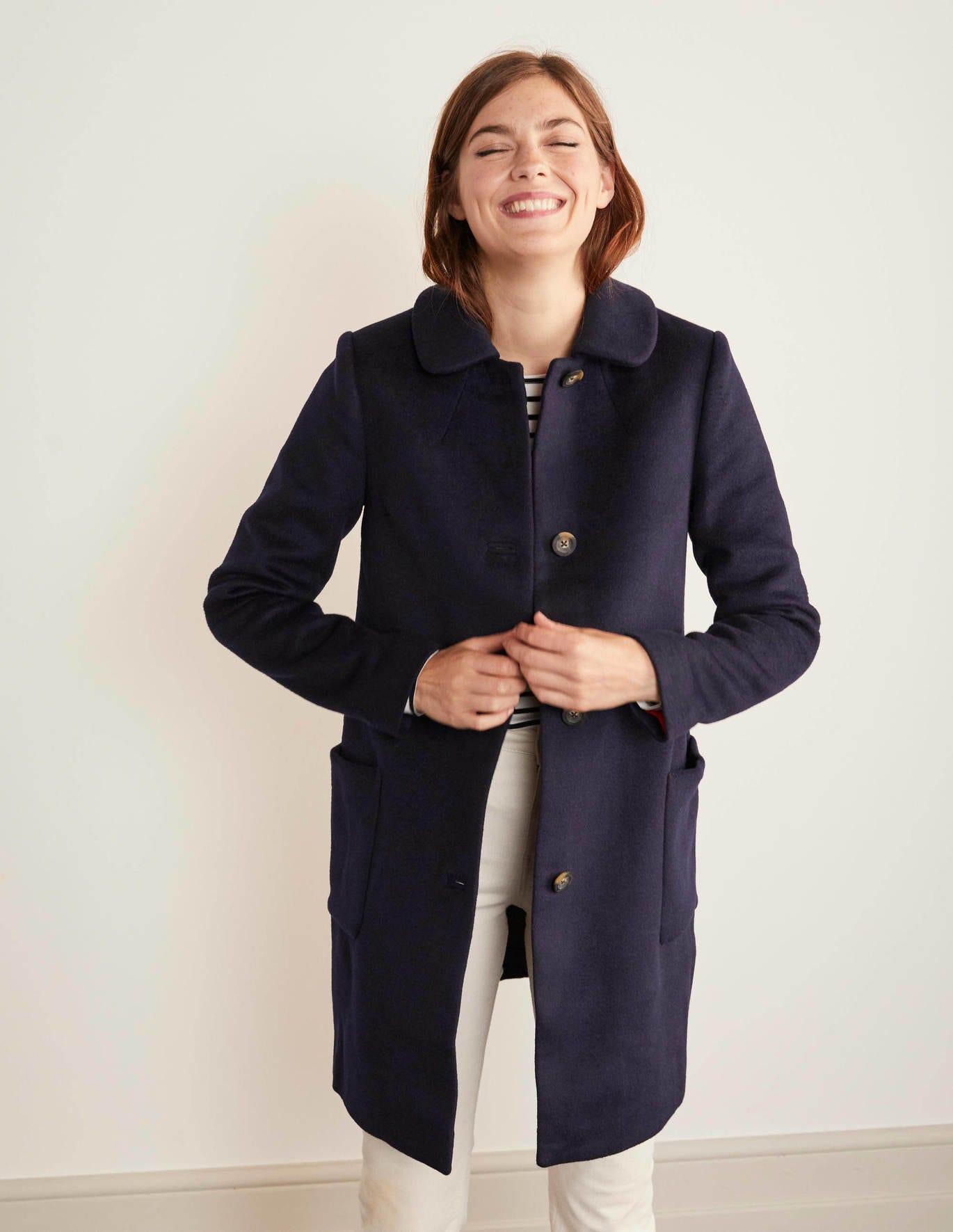boden navy coat