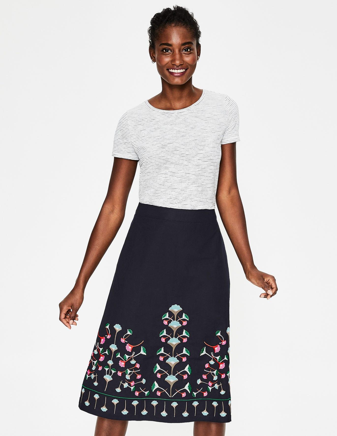 boden floral skirt