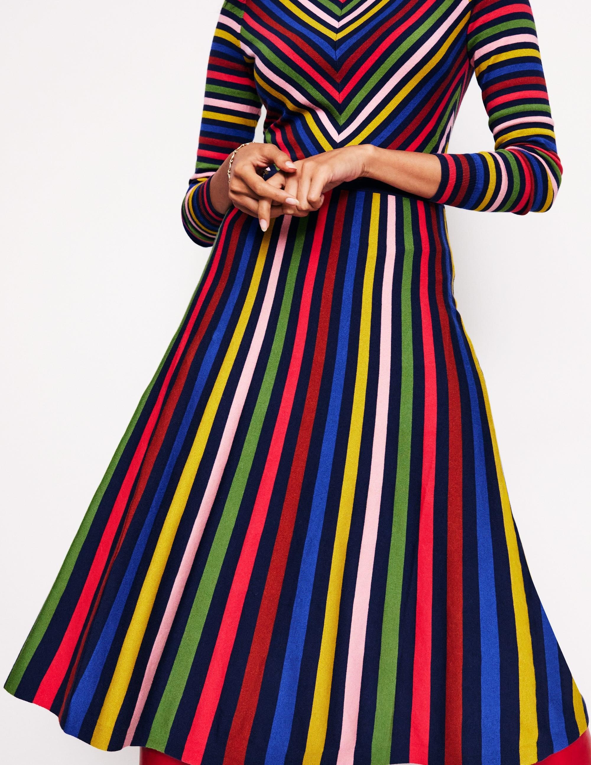 knit brown dress Ezra Long Sleeve Ribbed Knit Maxi Dress main image 1