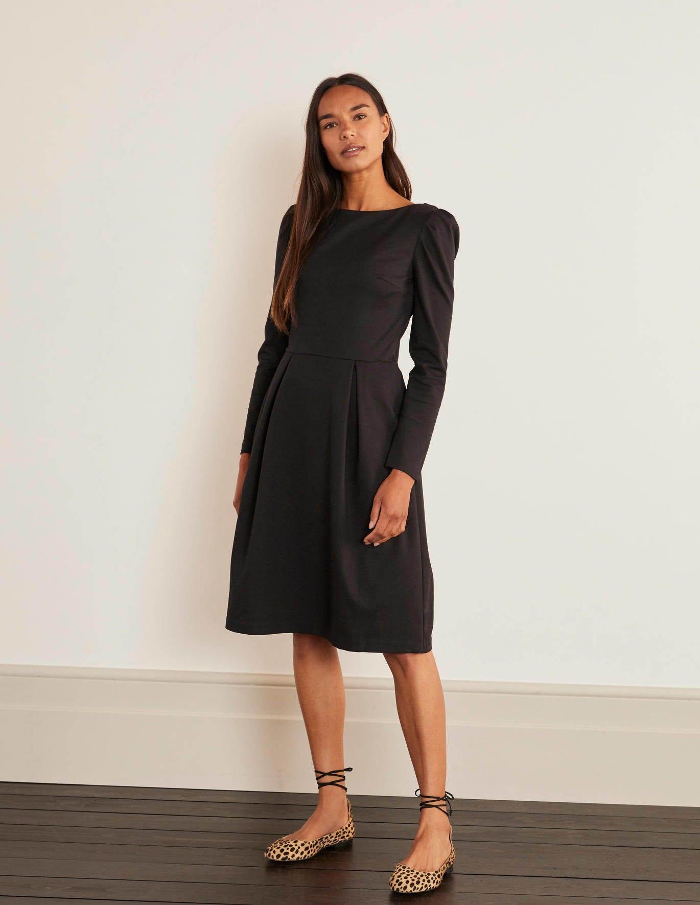 mira ponte wrap dress