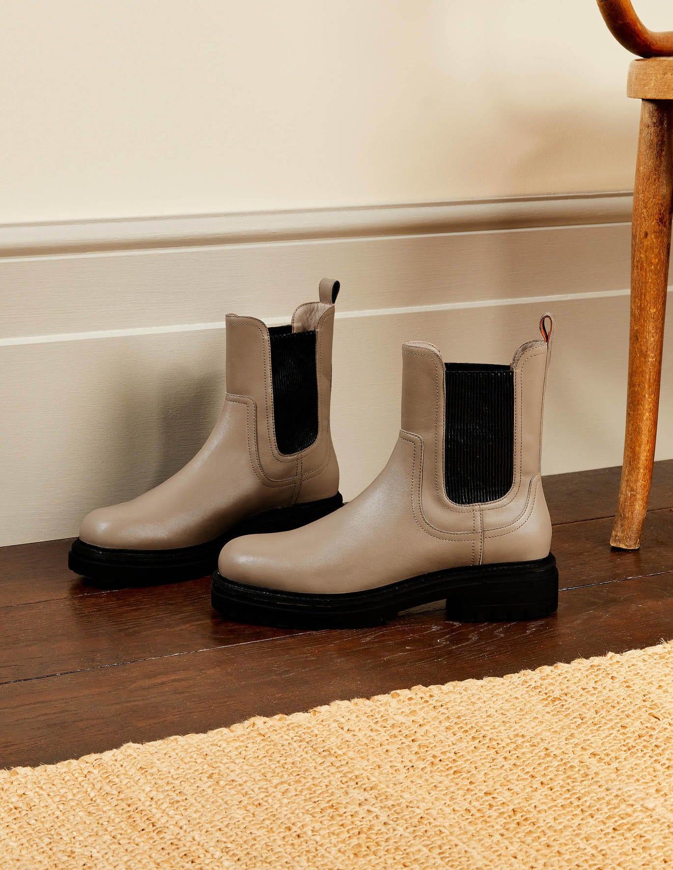 Boden Chunky Chelsea Boots Irish Cream in Lyst