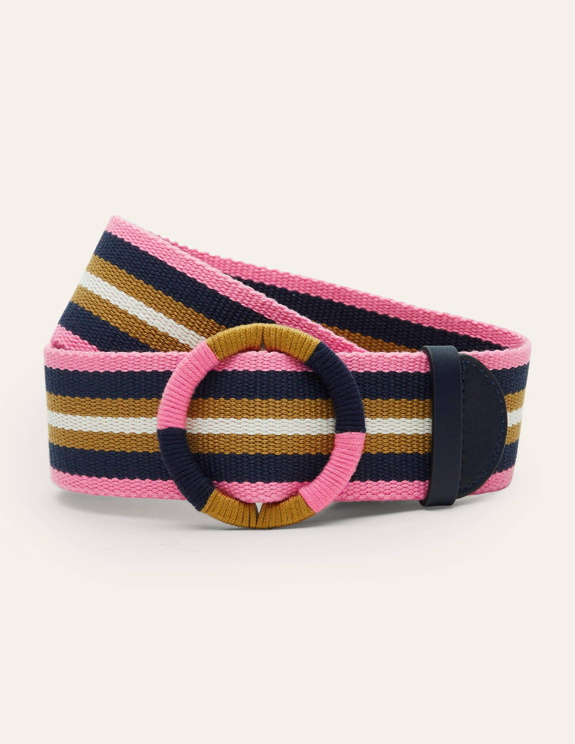 Boden Webbing Detail Waist Belt Navy in Blue