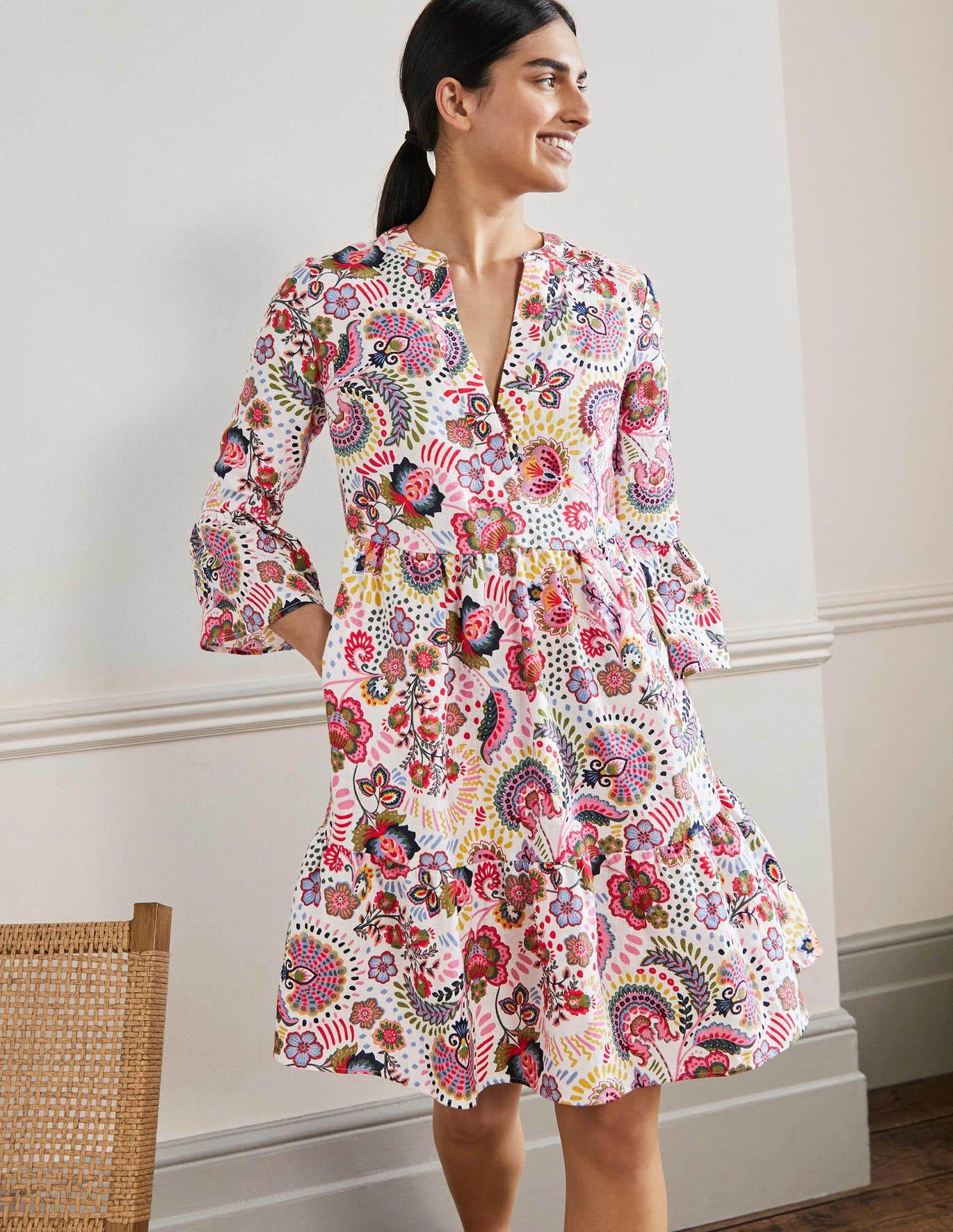 shirt smock midi dress