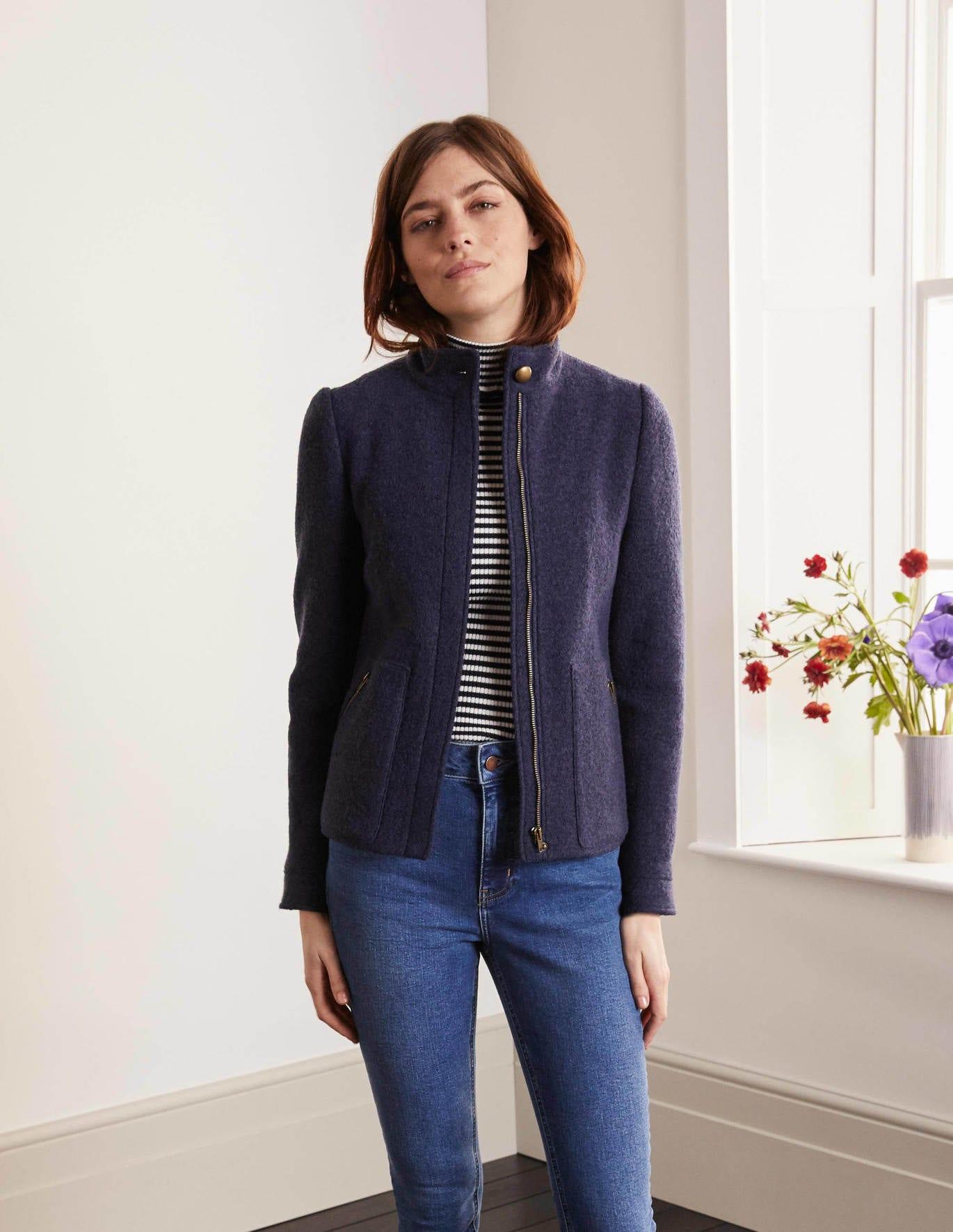 Boden Wool Howell Jacket in Navy (Blue) Lyst