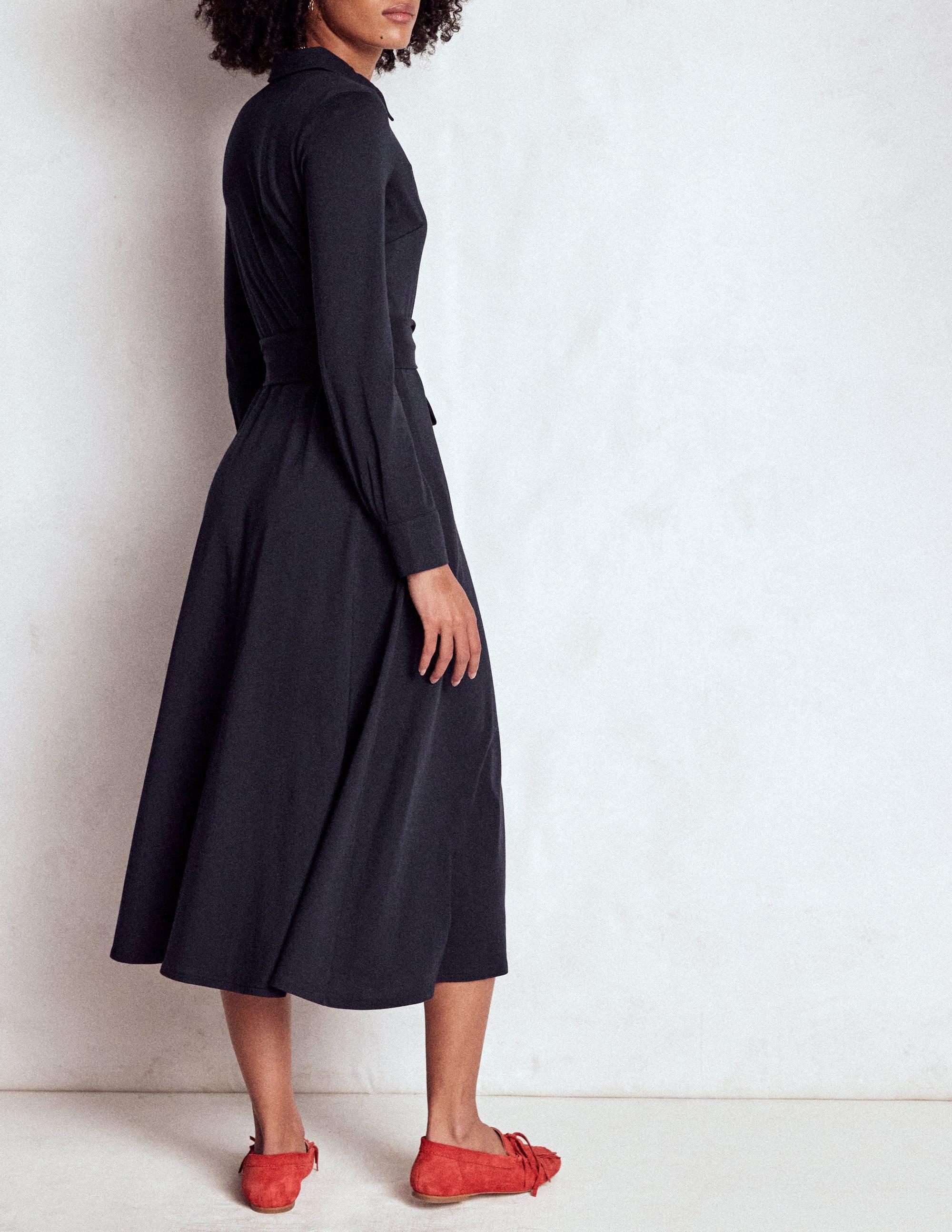 Boden Marcia Jersey Shirt Dress in Blue | Lyst Boden Marcia Jersey Shirt Dress in Blue | Lyst