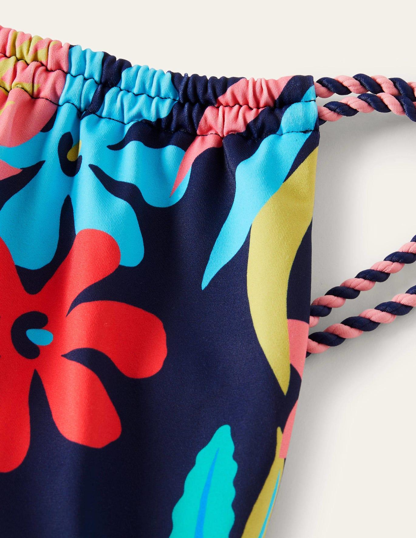 Boden Low Back Twist Braid Swimsuit Navy in Blue Lyst