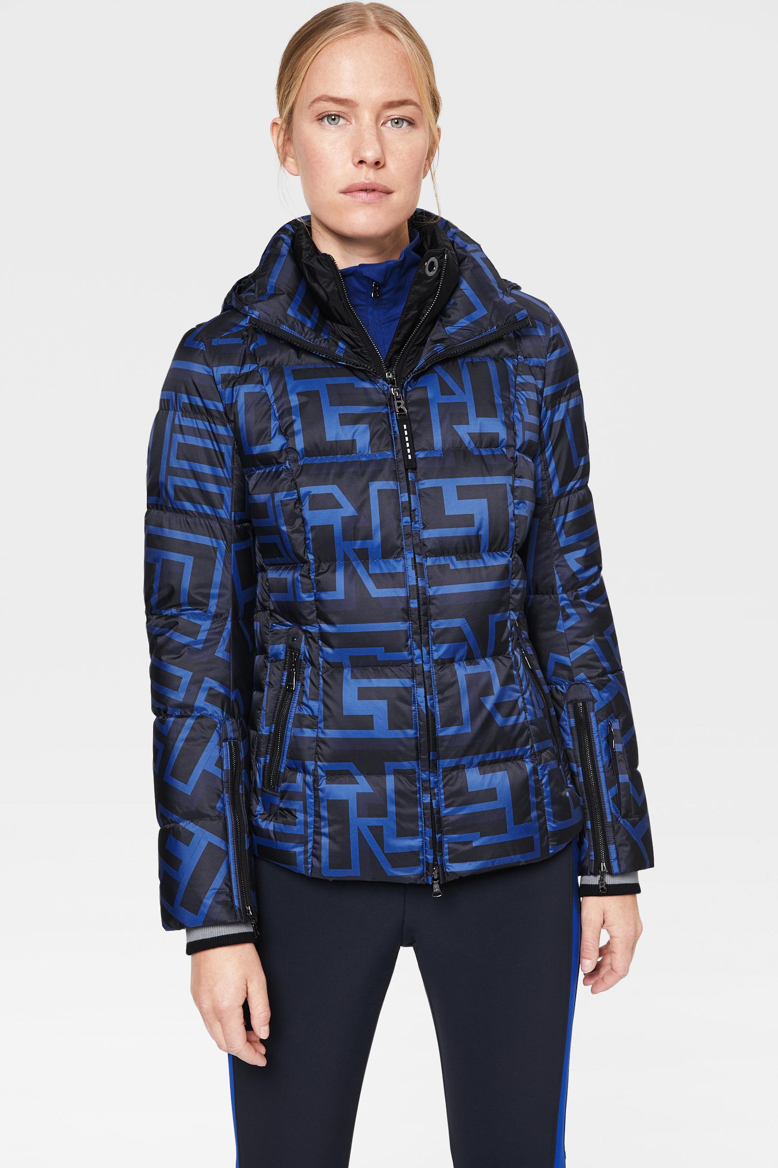 cobalt blue ski jacket