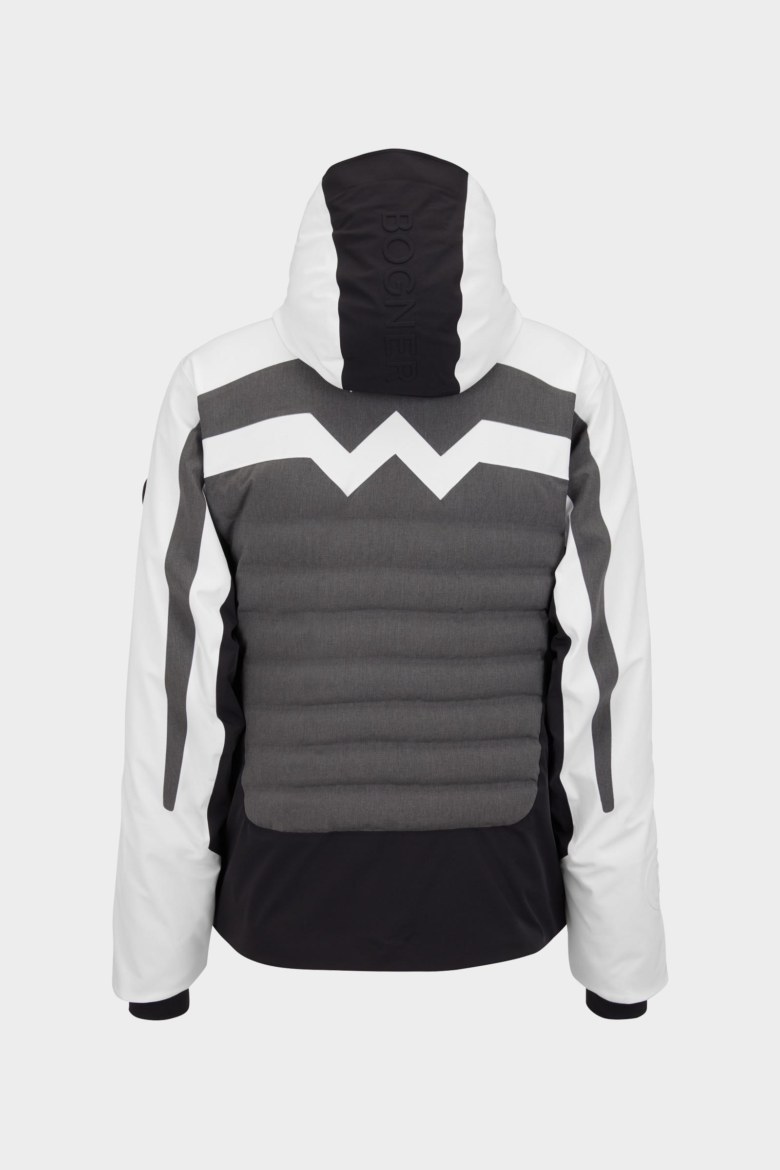 Bogner Synthetic Lech Ski Jacket In Melange Gray/white for Men - Lyst