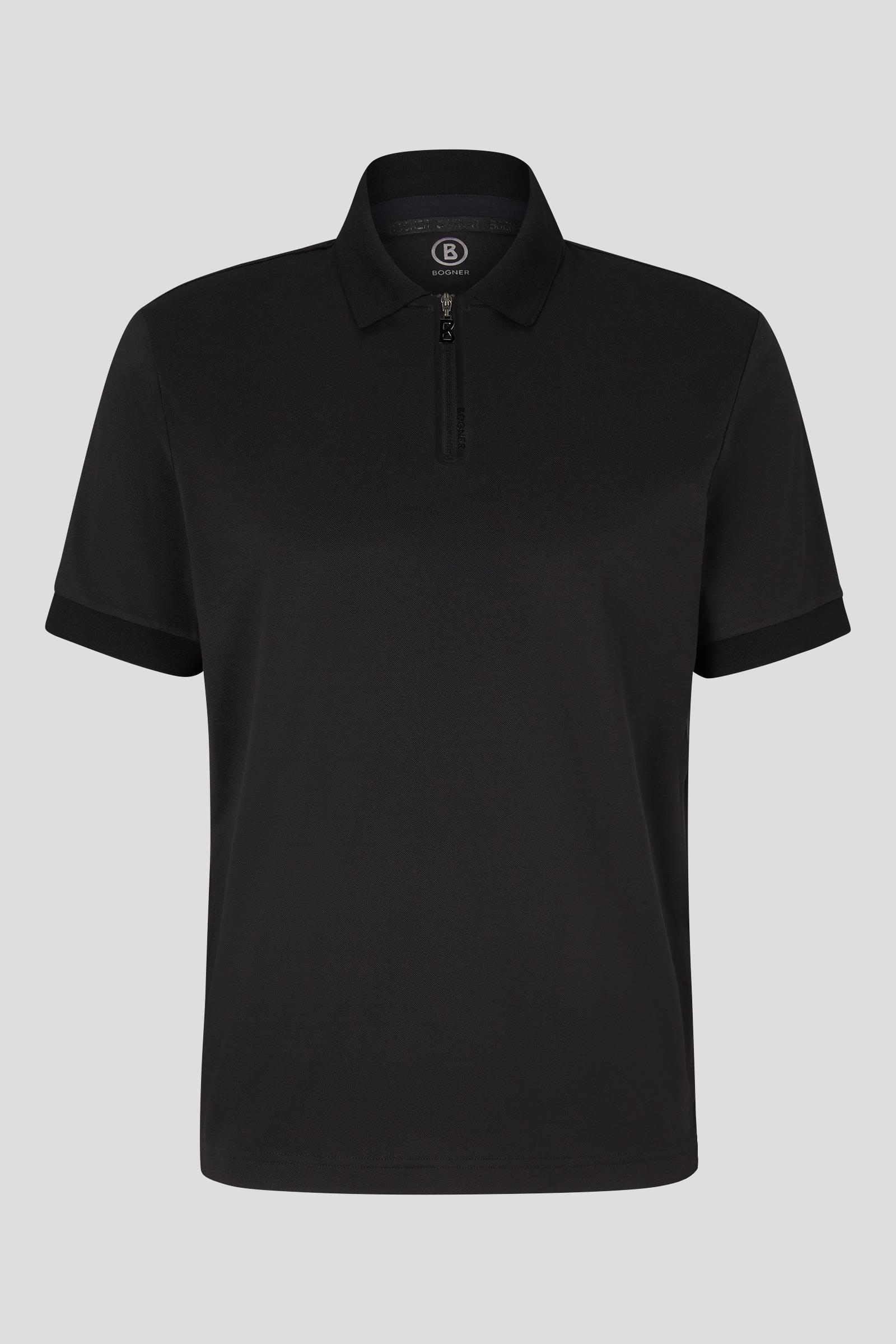 Bogner Noran Functional Polo Shirt in Black for Men | Lyst