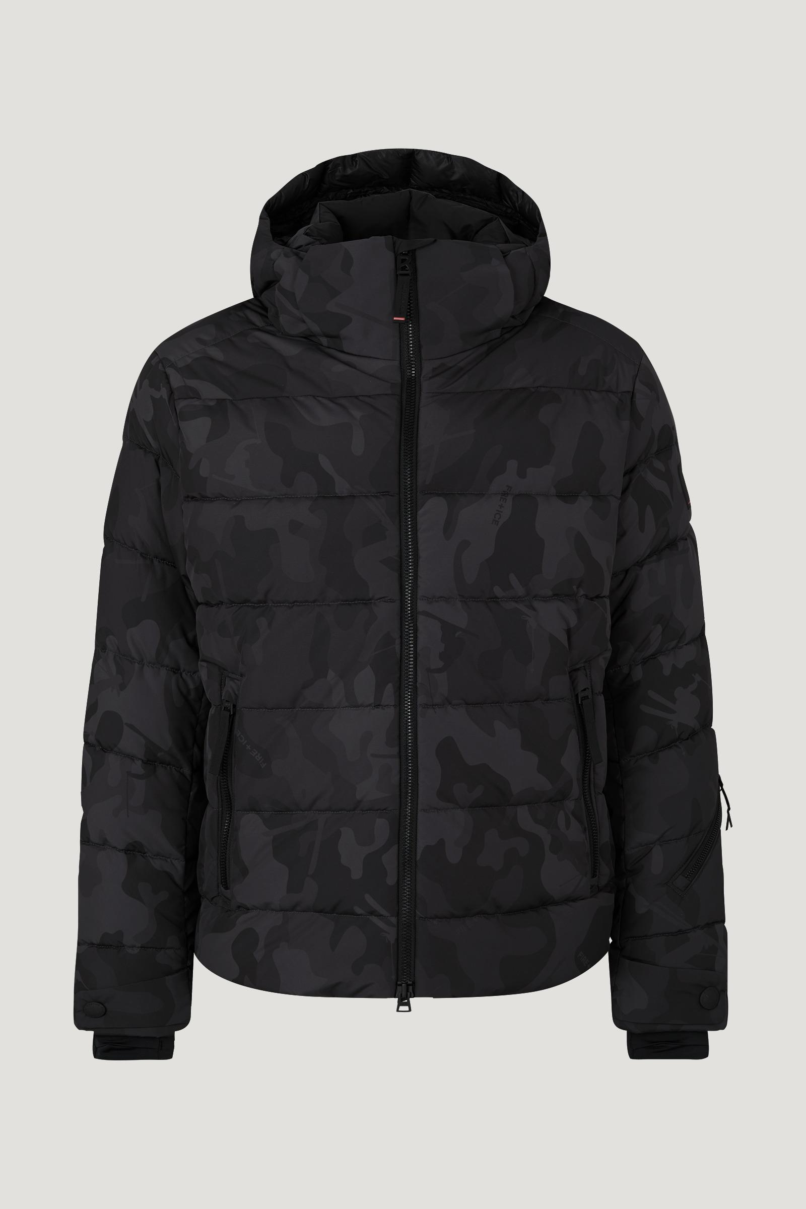 Bogner Rubber Luka Quilted Ski Jacket in Black/Gray (Black) for Men | Lyst