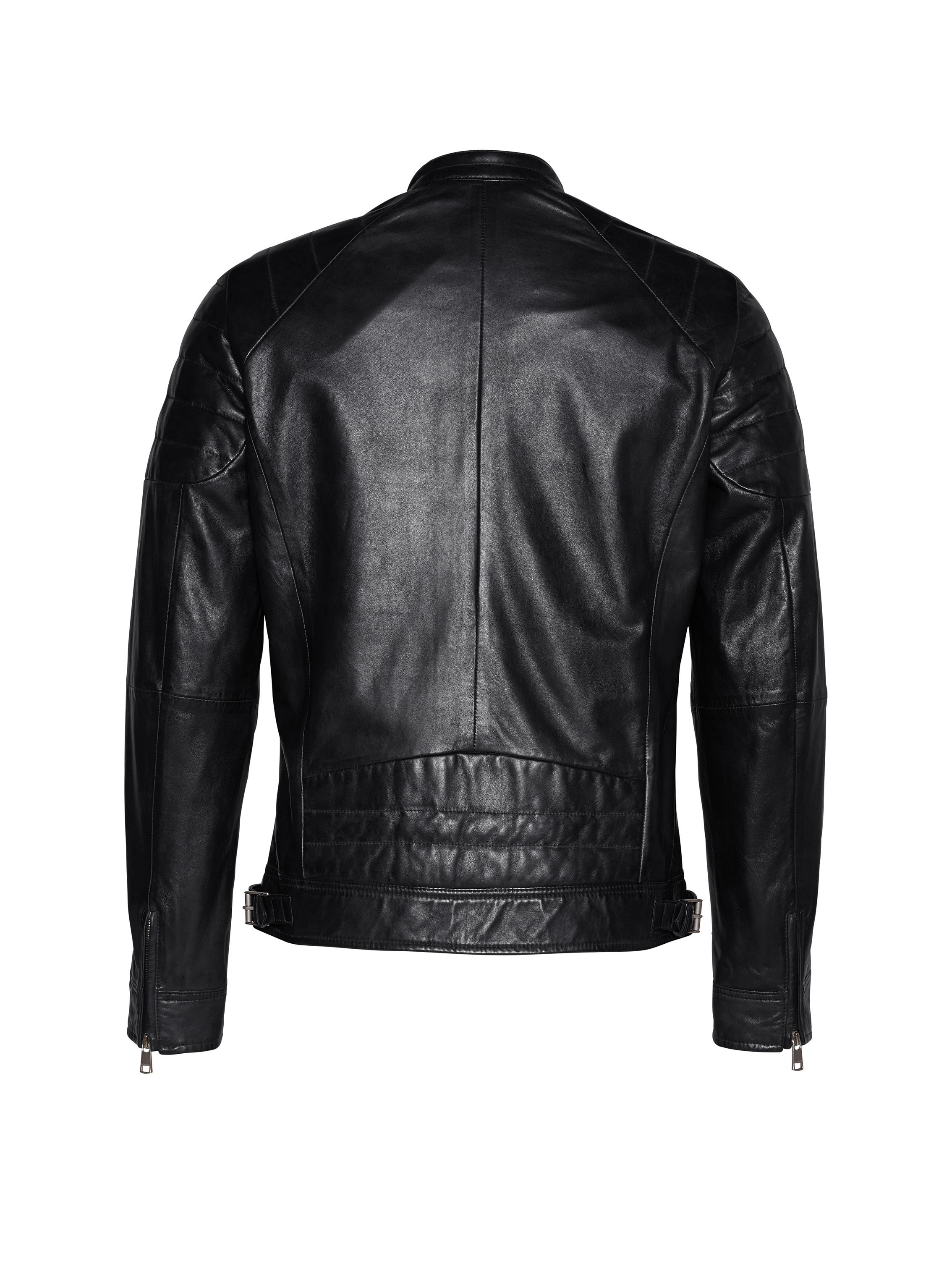 Bogner Leather Jacket Roy-l in Black for Men - Lyst
