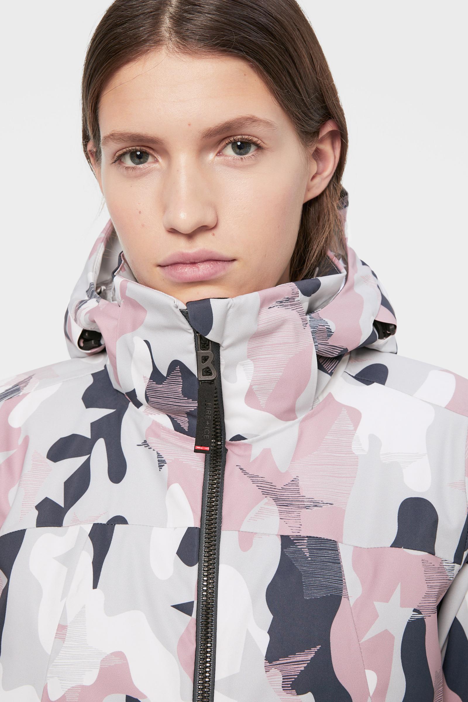 pink camo ski jacket