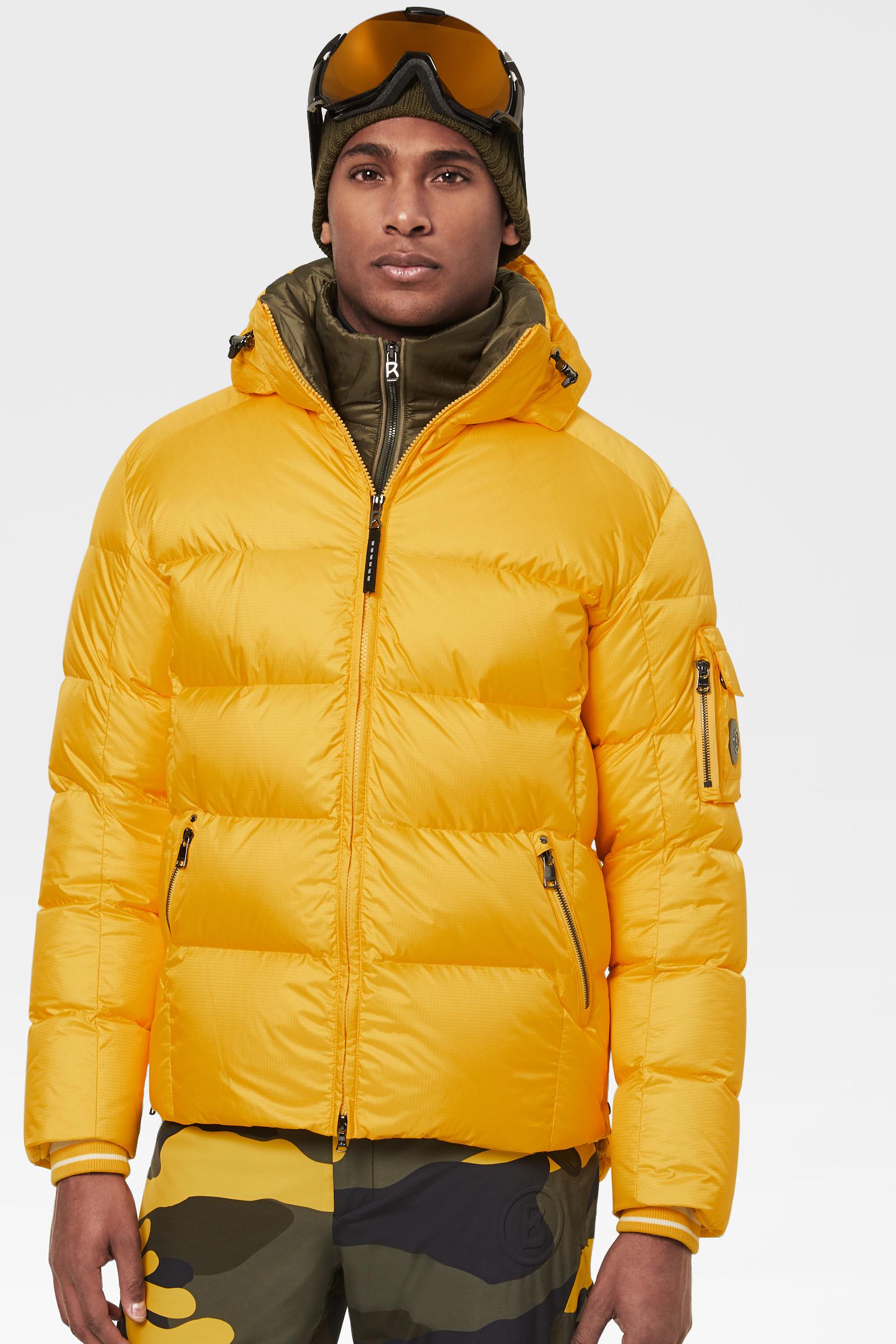 Bogner Elio Down Ski Jacket In Sun Yellow for Men | Lyst Canada