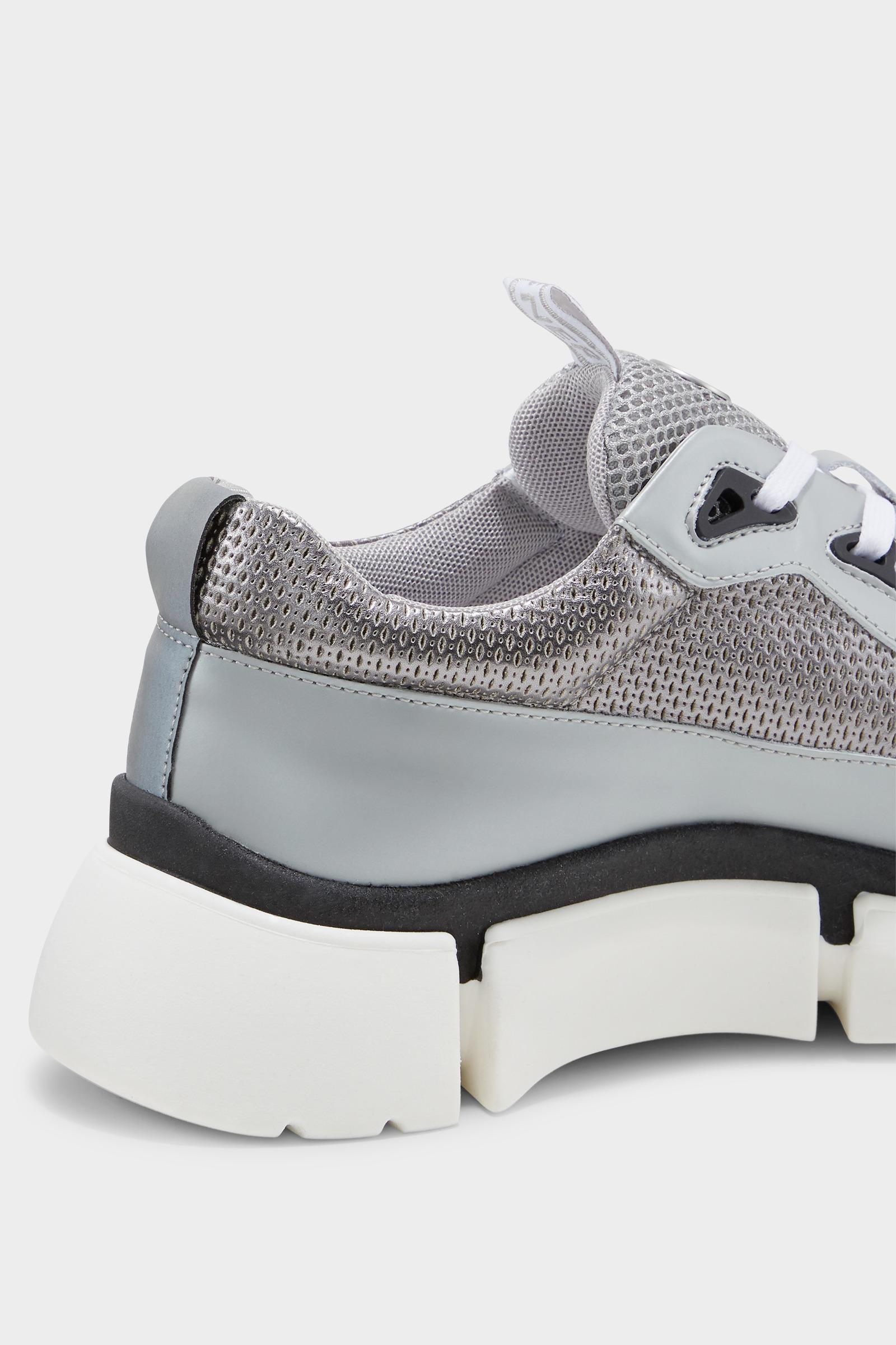 Bogner Leather Washington Sneakers in Silver (Metallic