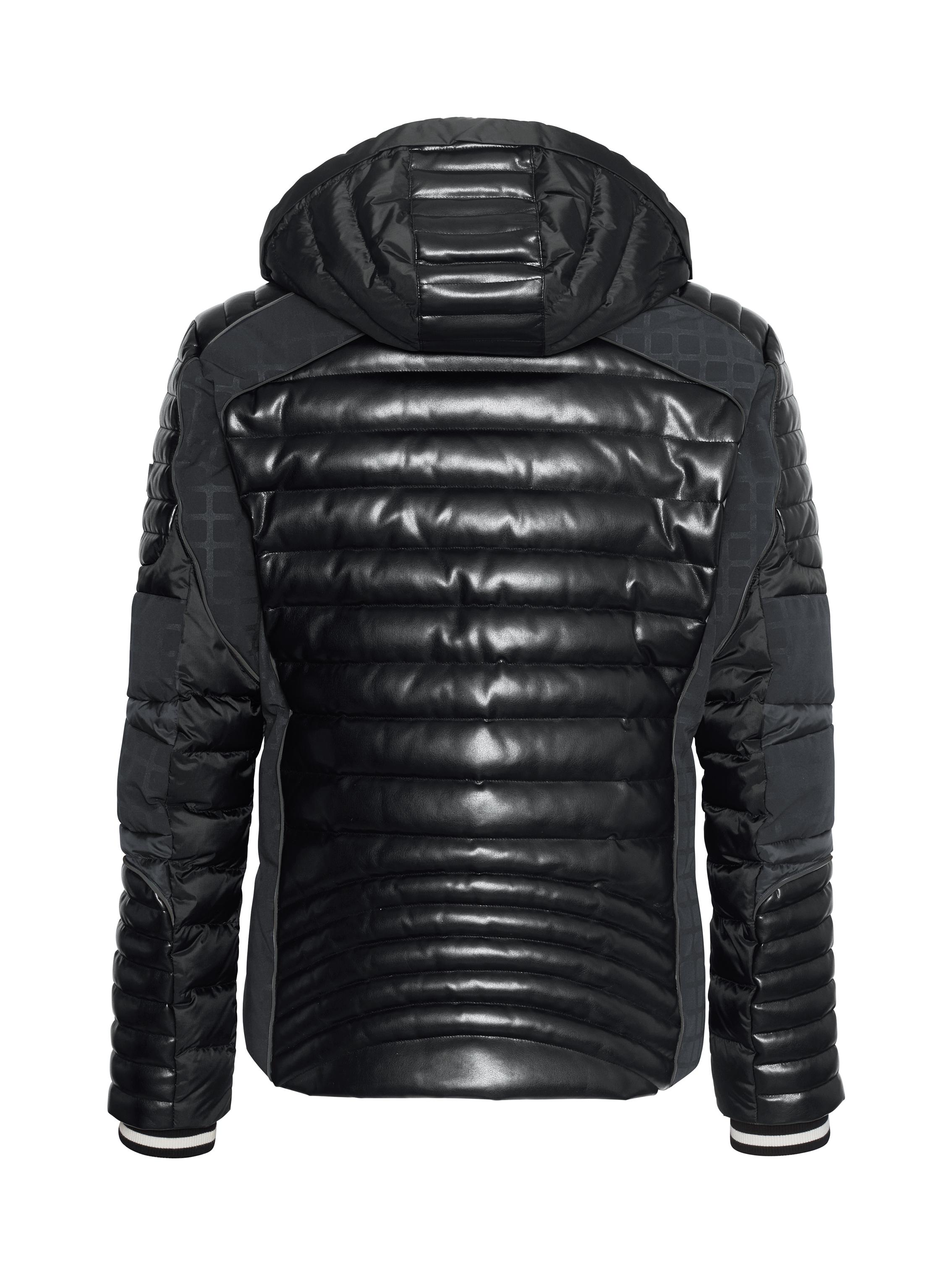 Bogner Leather Ski Down Jacket Vito in Black for Men Lyst