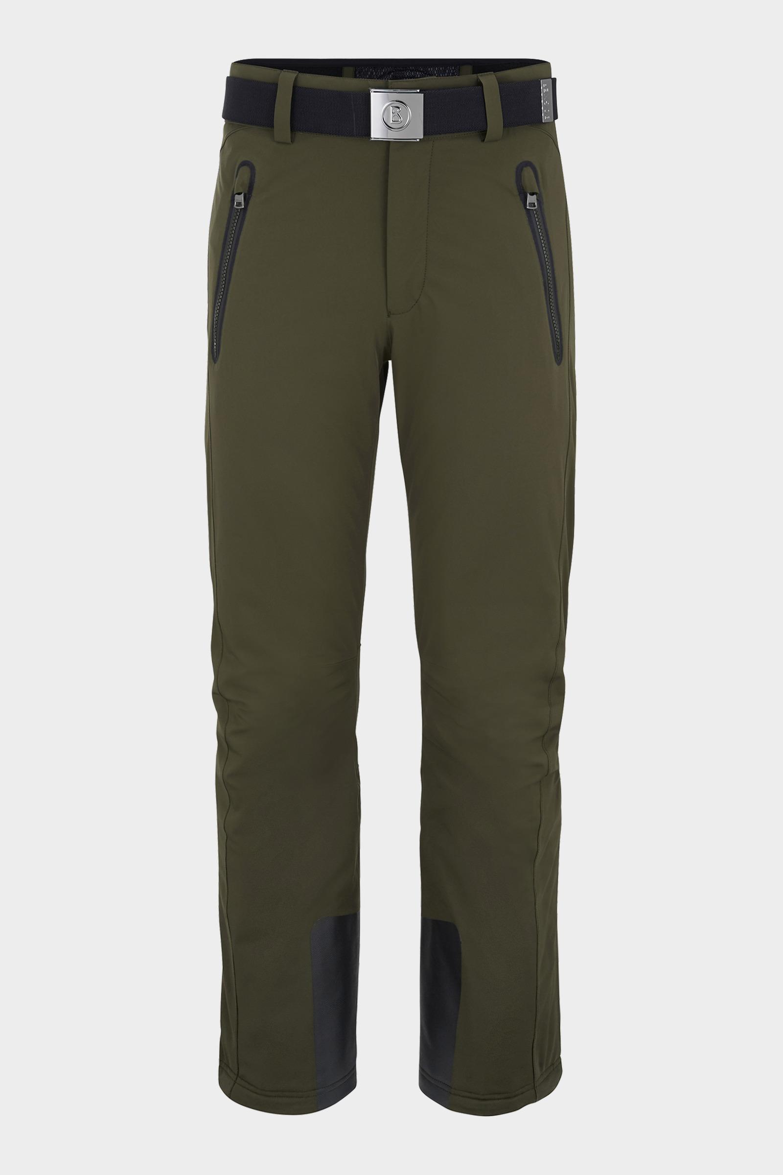 olive ski pants