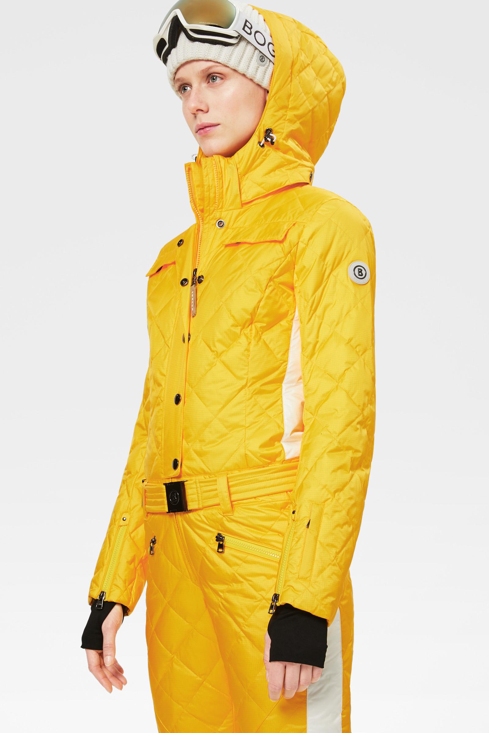 bogner yellow ski suit