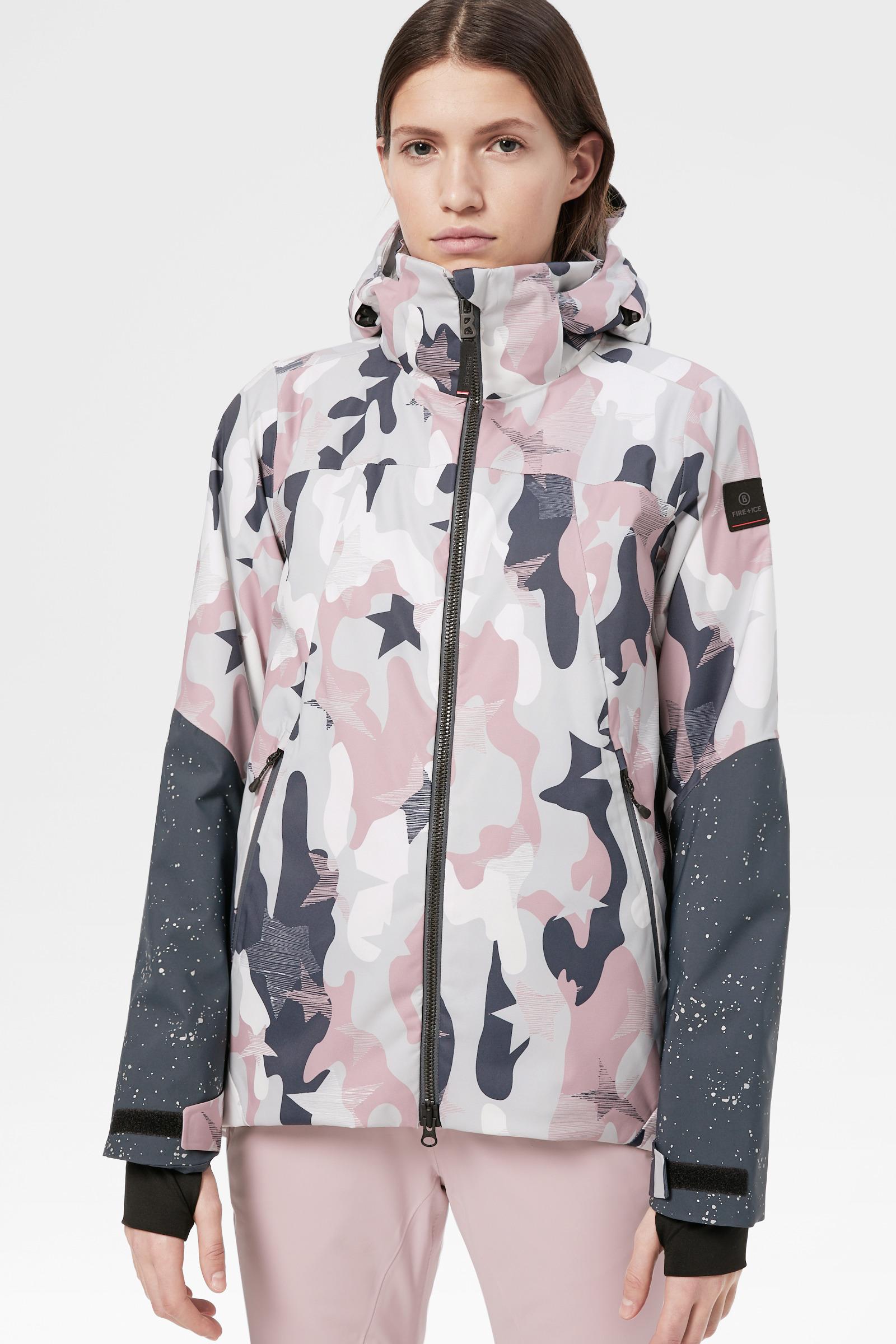 pink camo ski jacket