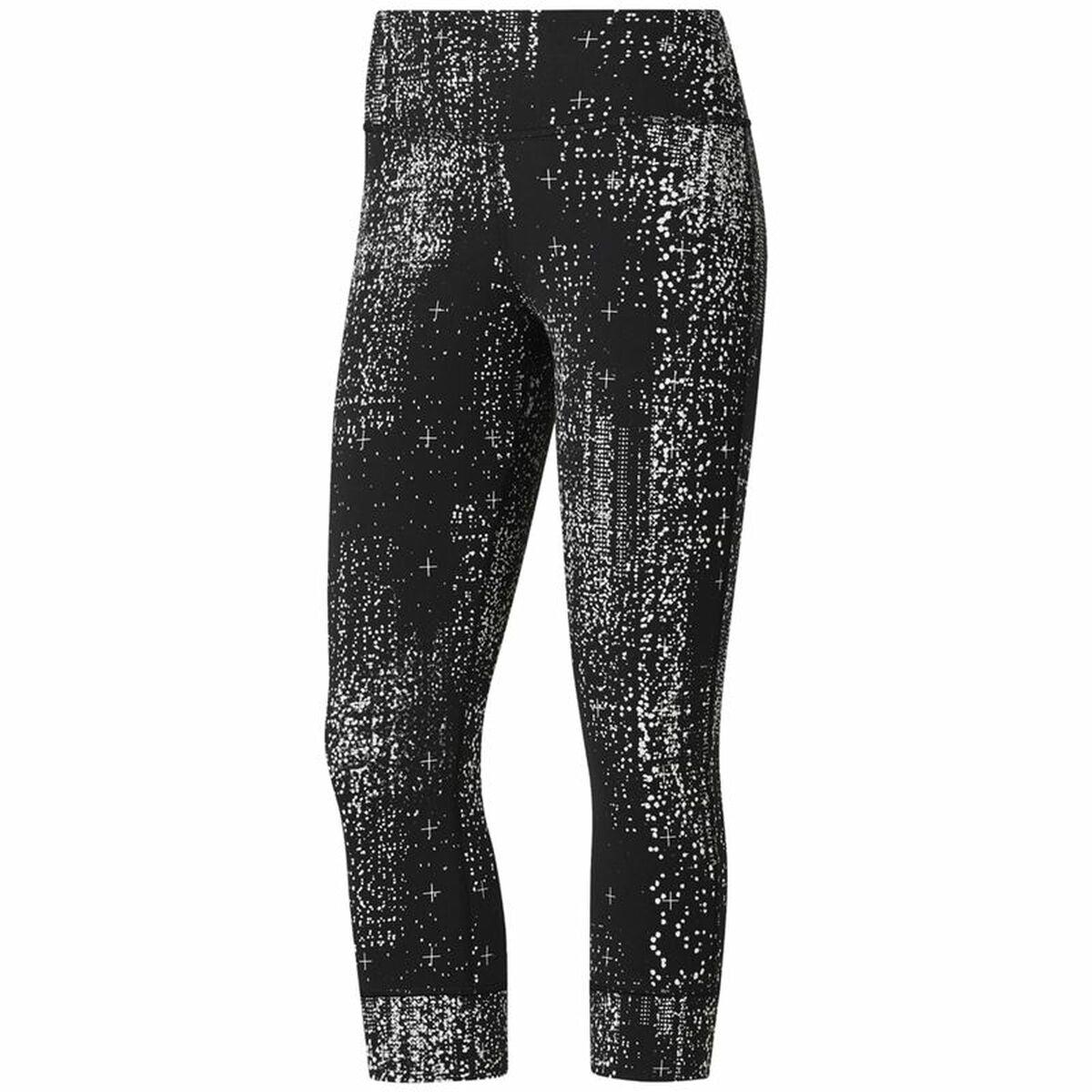 Reebok Sport leggings For Lux 3/4 Black | Lyst