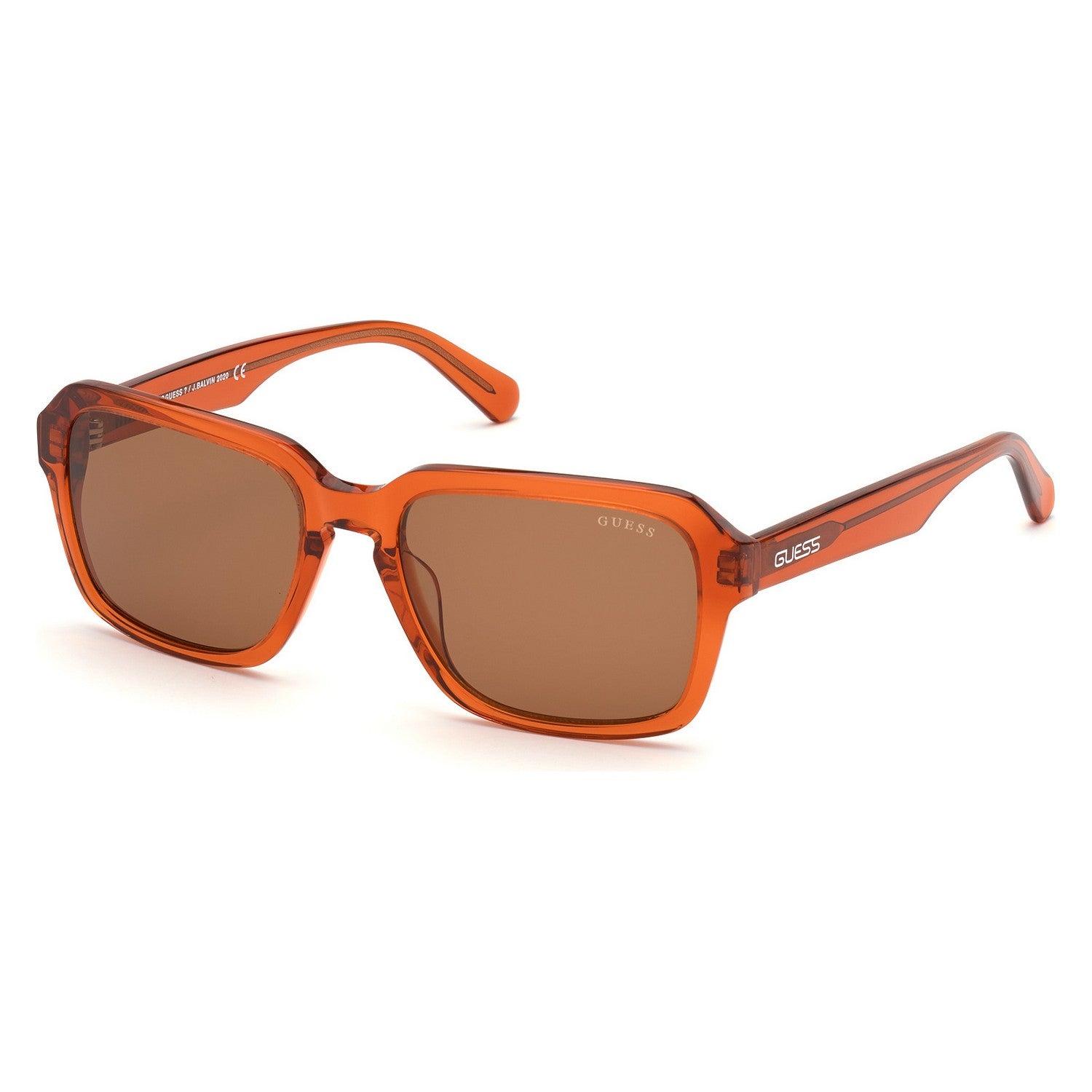 Guess Men's Sunglasses Gu82245542e Brown Orange (ø 55 Mm) for Men | Lyst