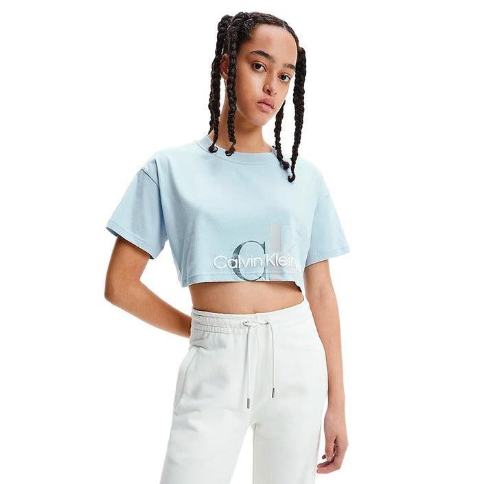 Uitstralen Mantel ondersteuning Calvin Klein Women T-shirt in Blue | Lyst