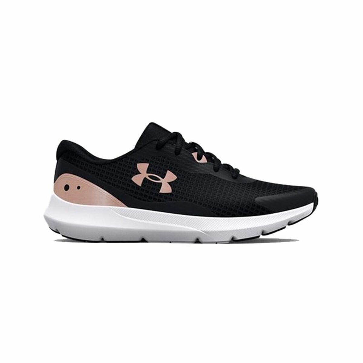 Under Armour Sports Trainers For Women Surge 3 Grey Black | Lyst