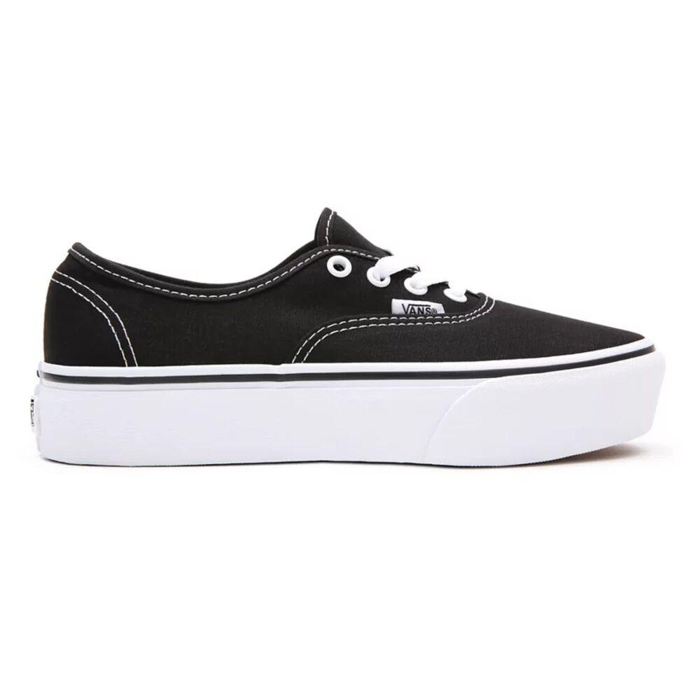 Vans Women's Casual Trainers Authentic Platform Vn0a3av8blk1 Black | Lyst