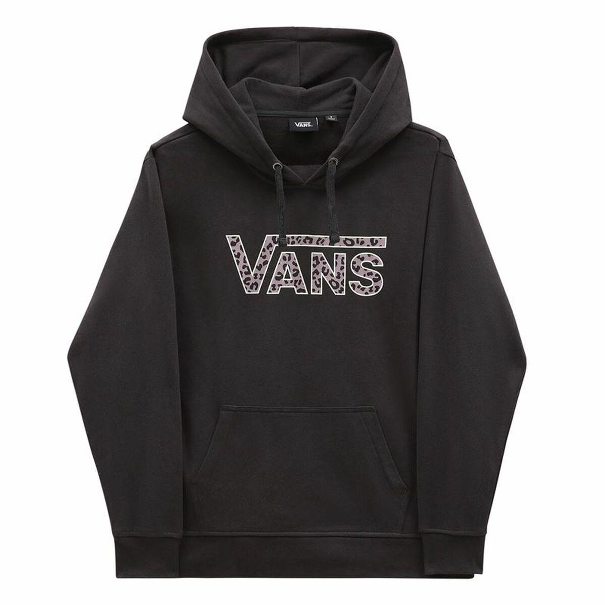 Vans Women s Hoodie Drop V Cheetah Fleece Black Lyst