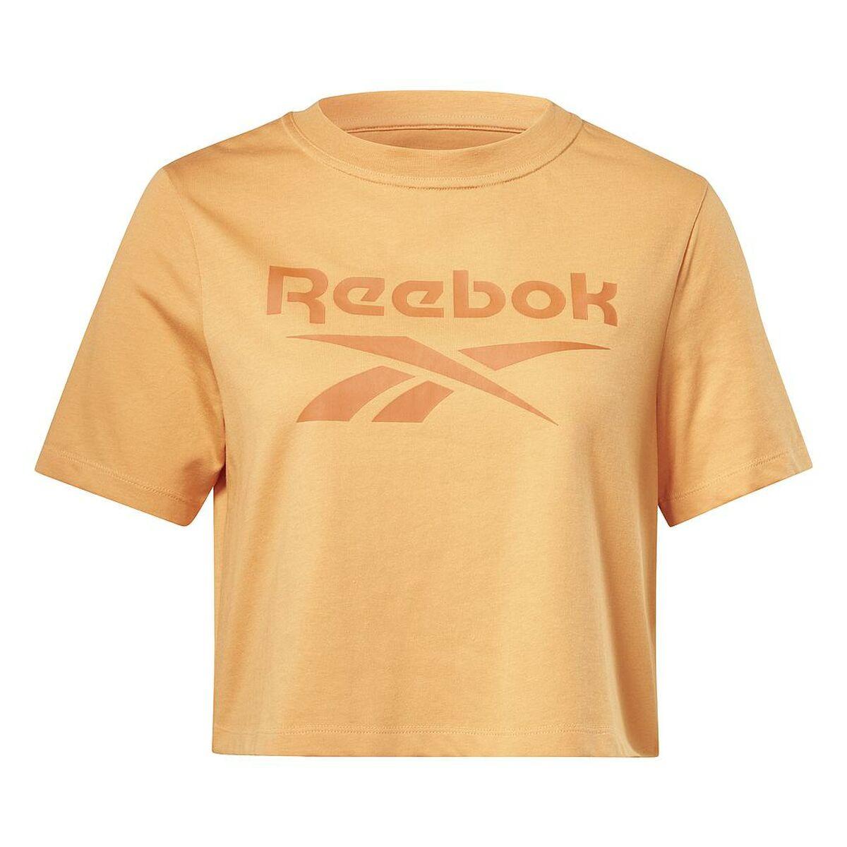 Reebok Women\'s Short Sleeve T-shirt Ri Bl Crop Tee Ht6206 Orange in Natural  | Lyst