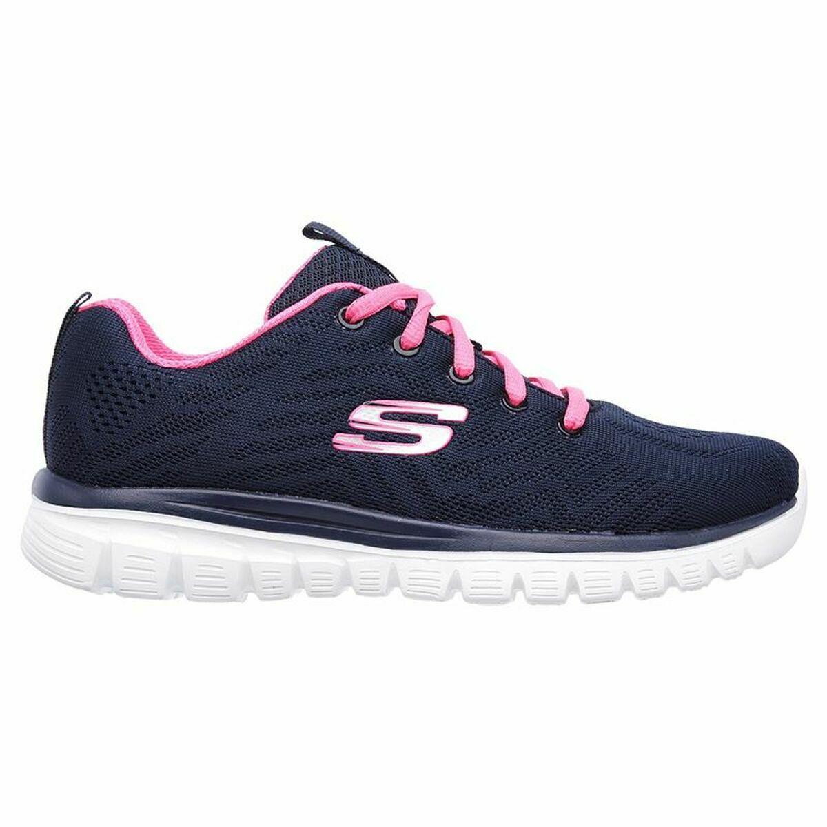 Skechers Walking Shoes For Women Graceful-get Connected in Blue | Lyst