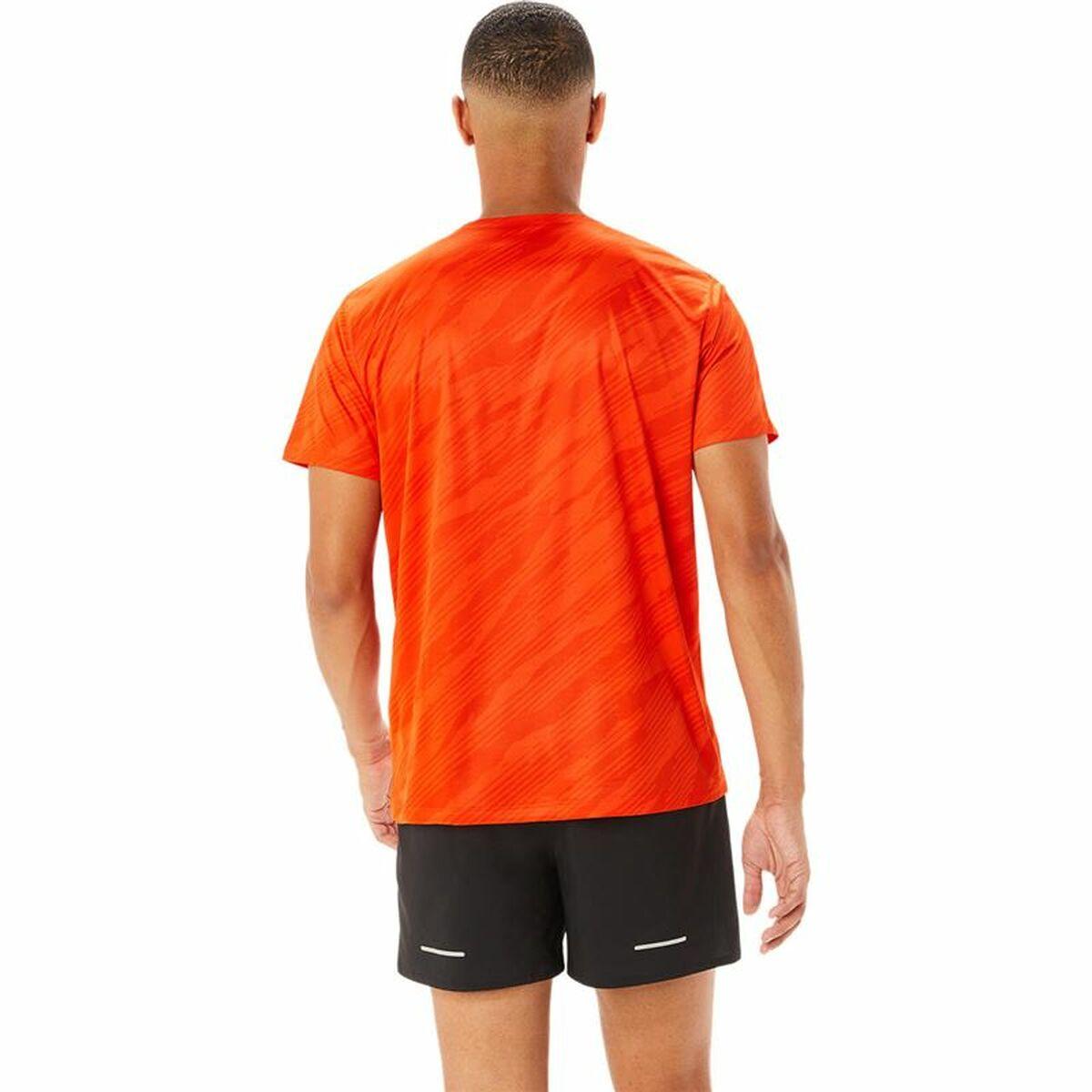 jaloezie stok Niet meer geldig Asics Men's Short Sleeve T-shirt Core All Over Print Orange for Men | Lyst