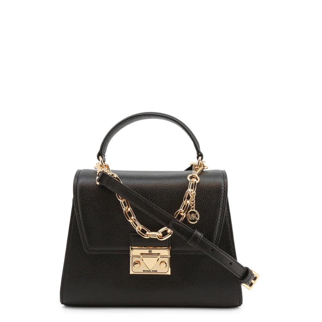 Michael Kors Serena Handbag in Black | Lyst