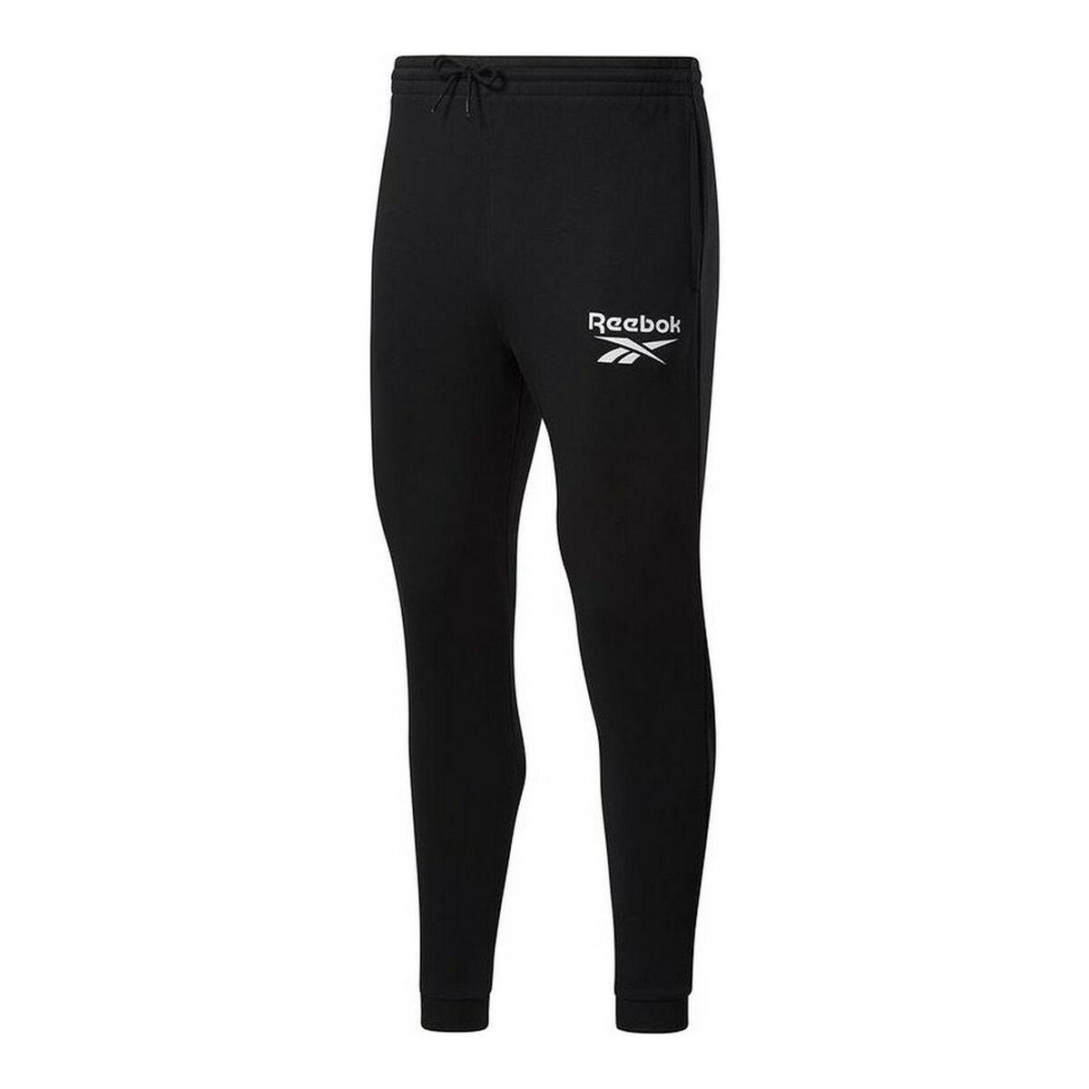 Reebok Long Sports Trousers Identity Vector Black Men for Men Lyst