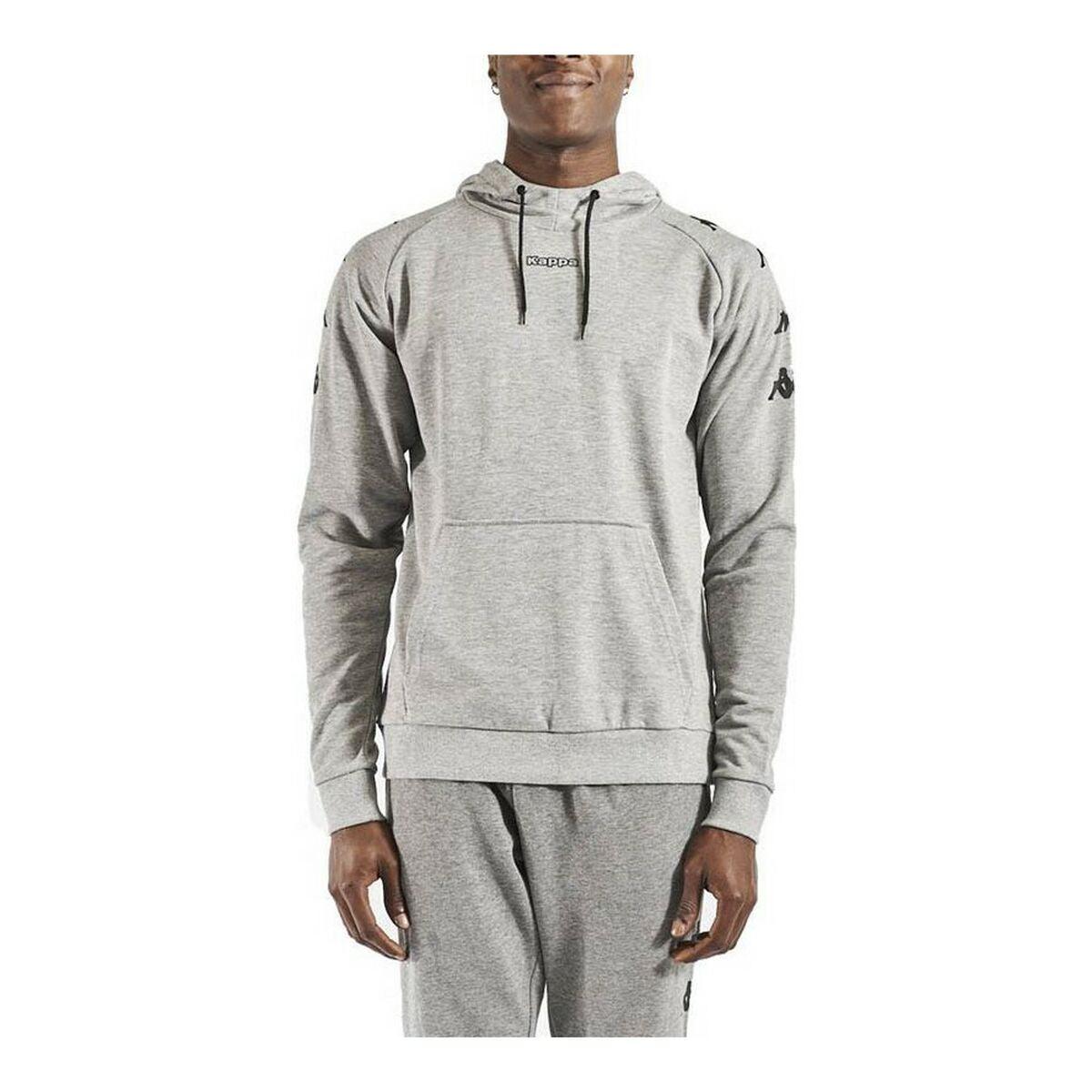 Grey kappa hoodie hot sale