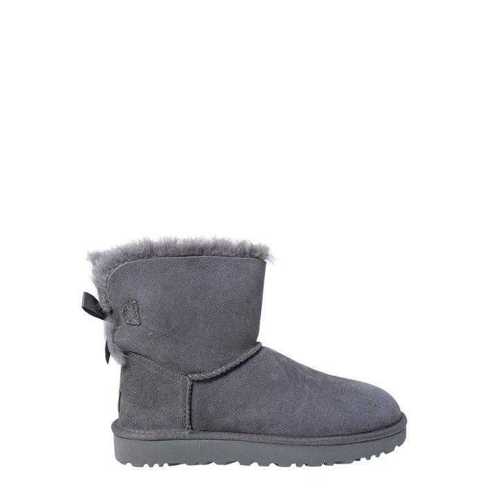 UGG Mini-bailey- Bow-ii Ankle Boots in Gray | Lyst