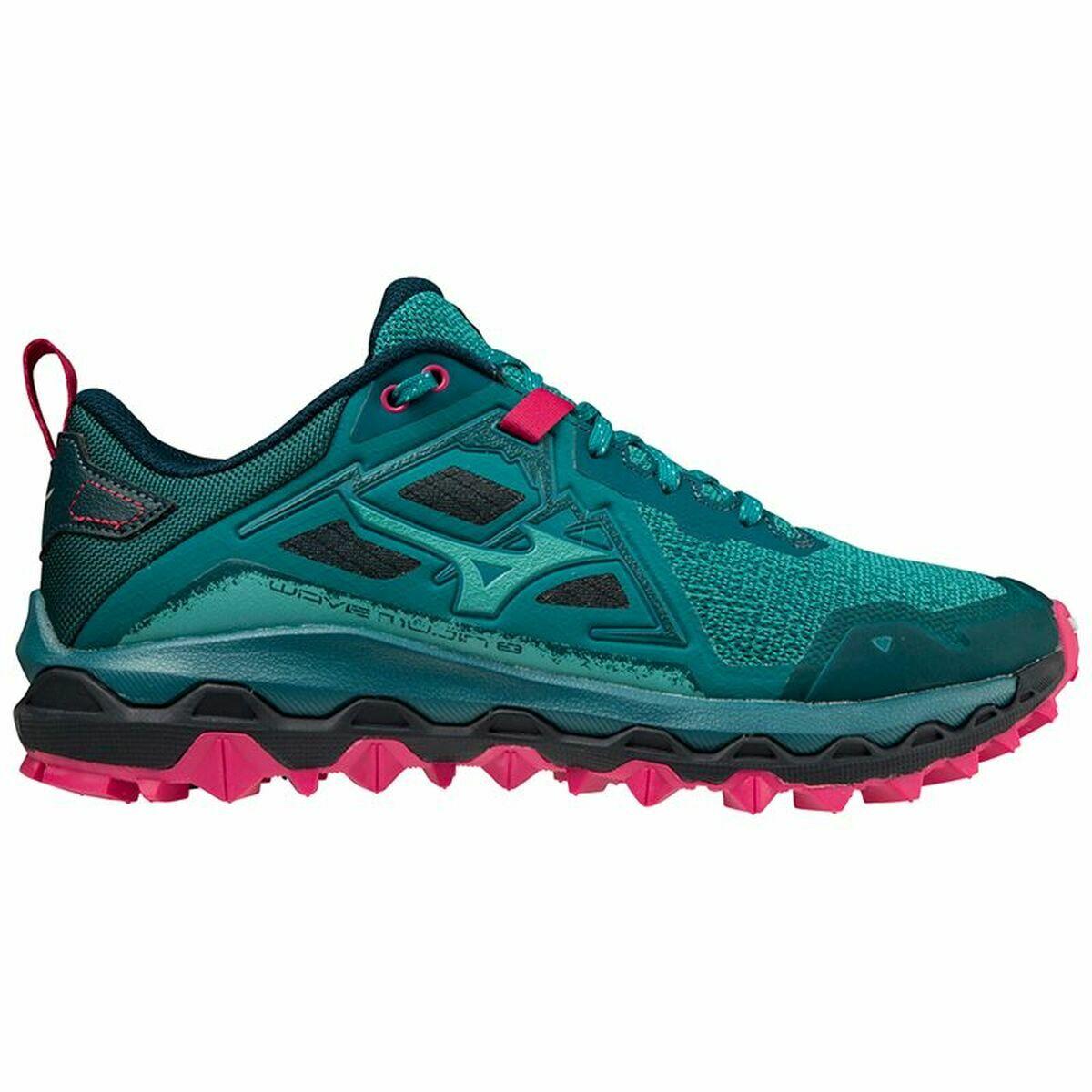 Mizuno Sports Trainers For Women Wave Mujin 8 Turquoise in Blue | Lyst