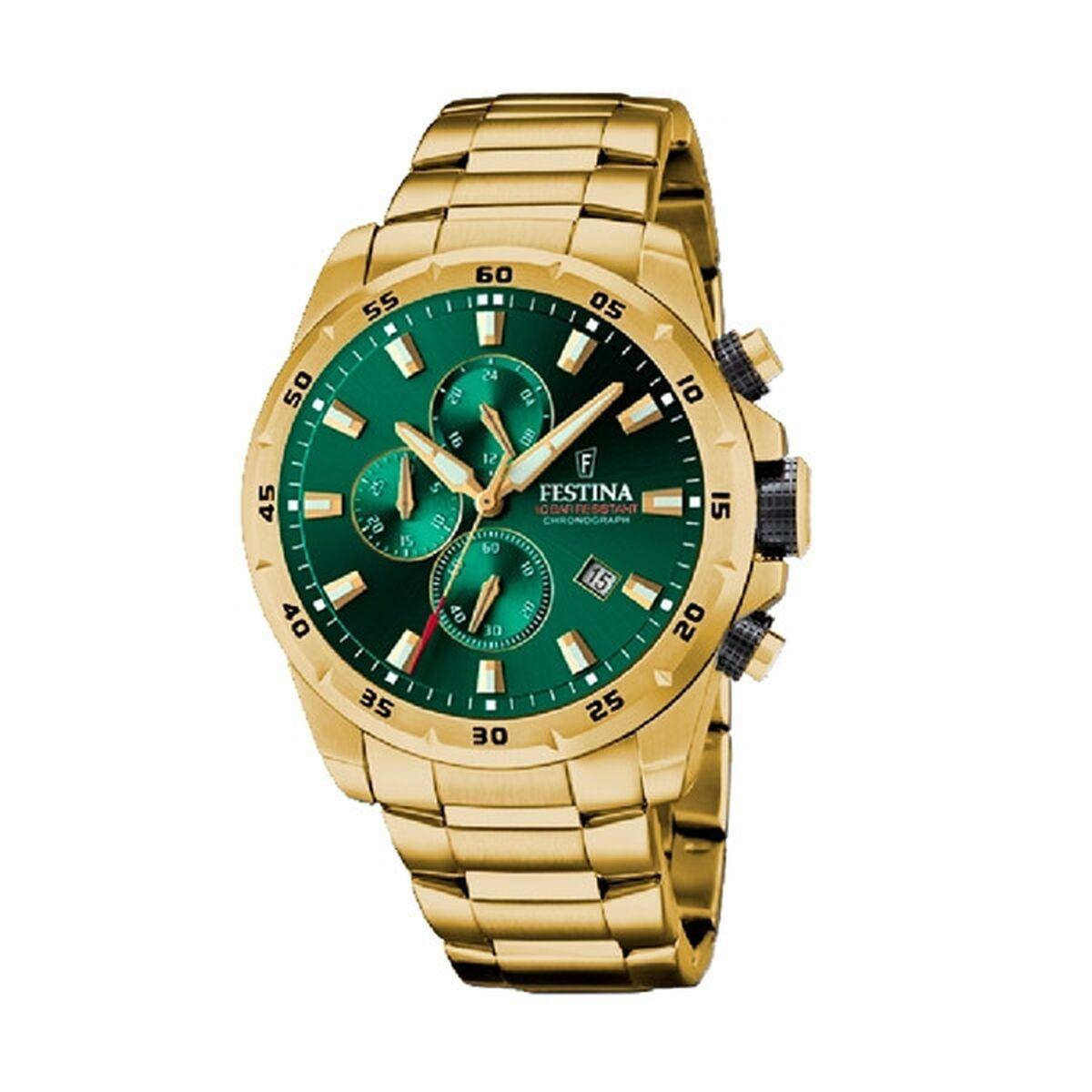 Festina Men\'s Watch F20541/3 Green in Metallic for Men | Lyst