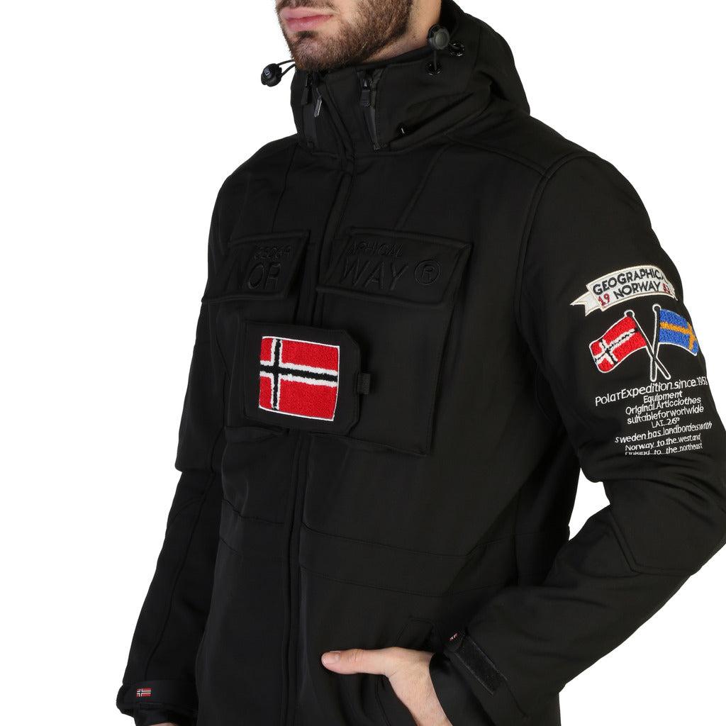 GEOGRAPHICAL NORWAY Target Jacket in Black for Men | Lyst