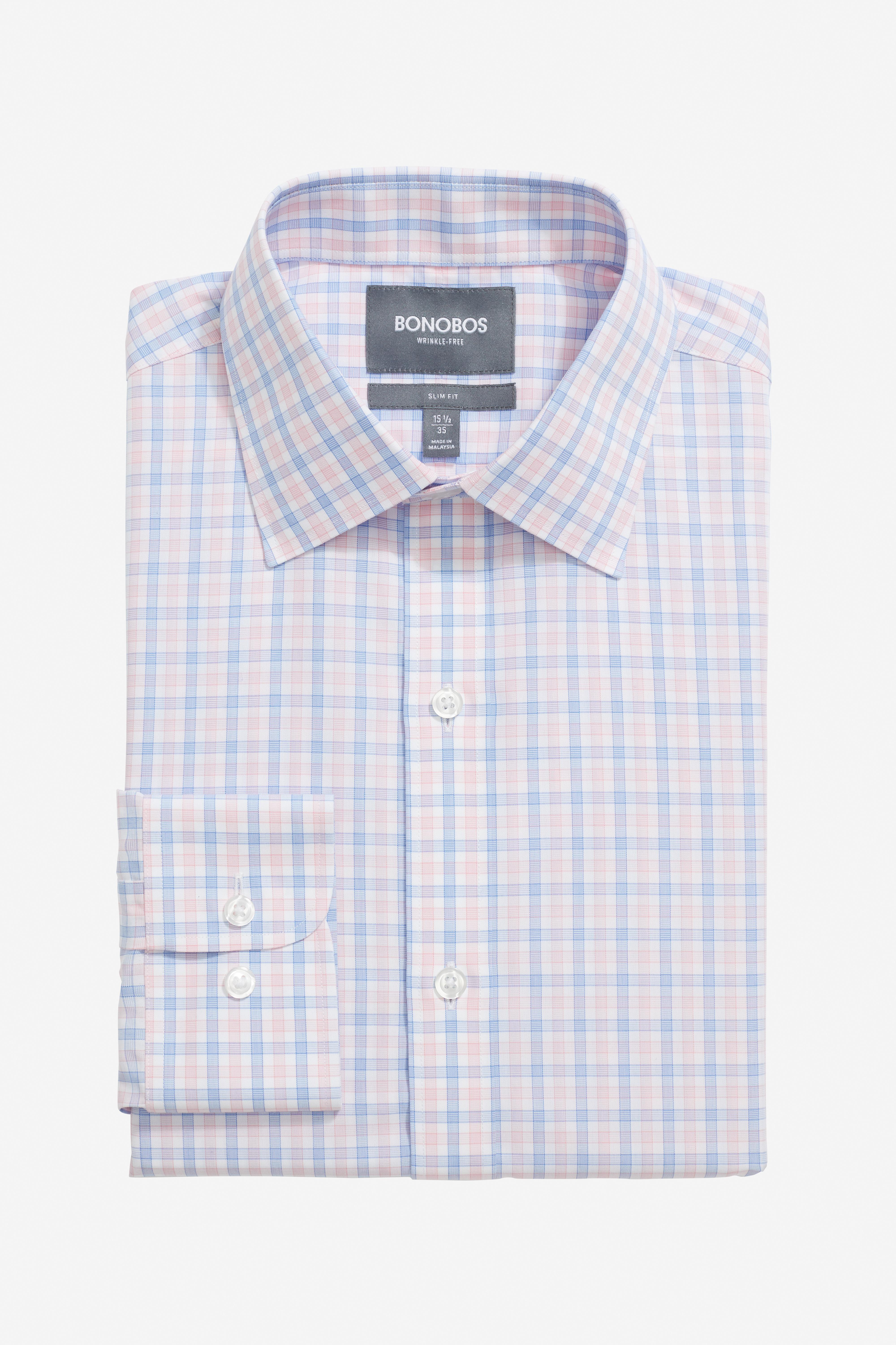 Bonobos Cotton Daily Grind Wrinkle Free Dress Shirt Extended Sizes in White for Men Lyst