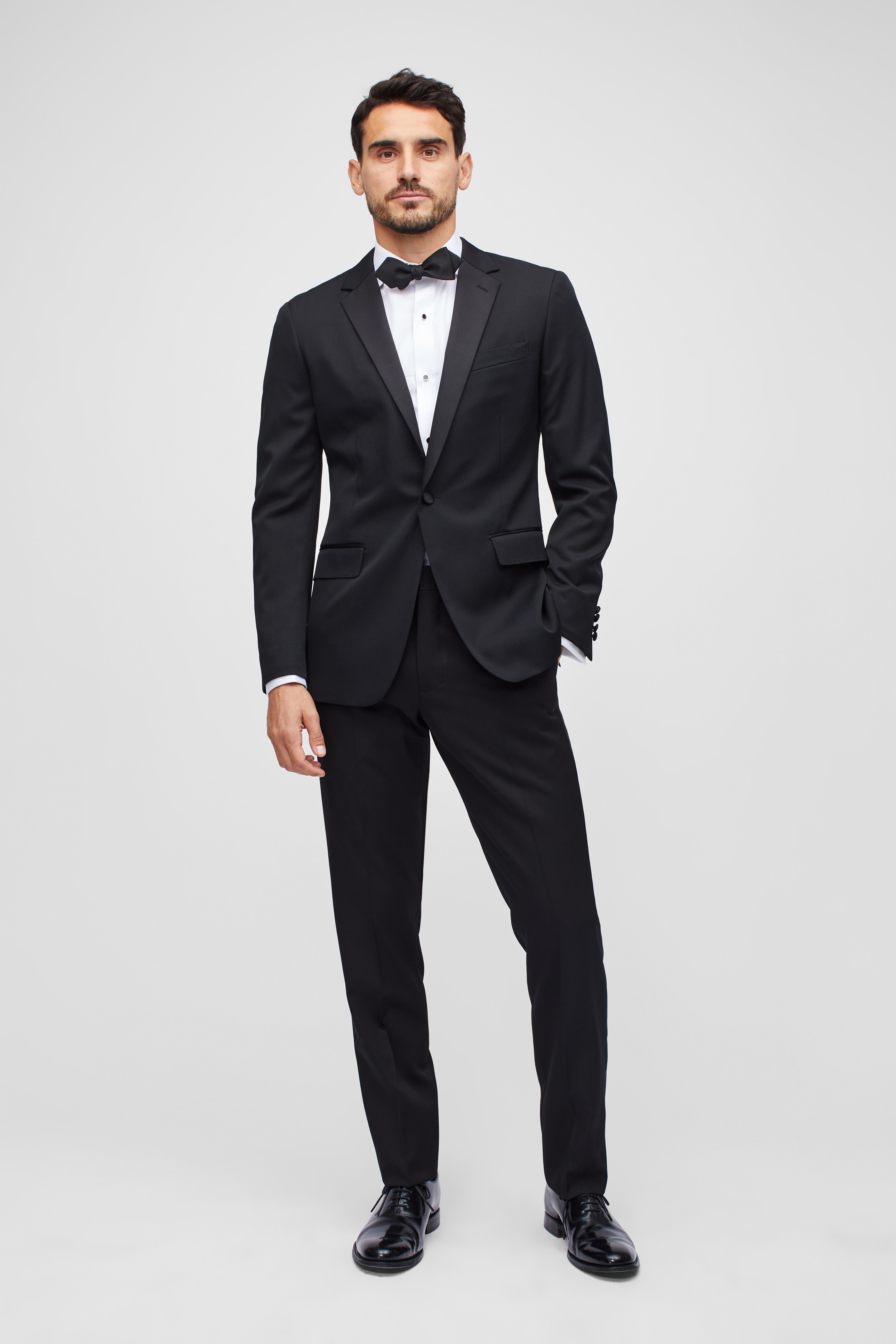Bonobos Wool Capstone Italian Tuxedo Jacket in Black for Men Lyst