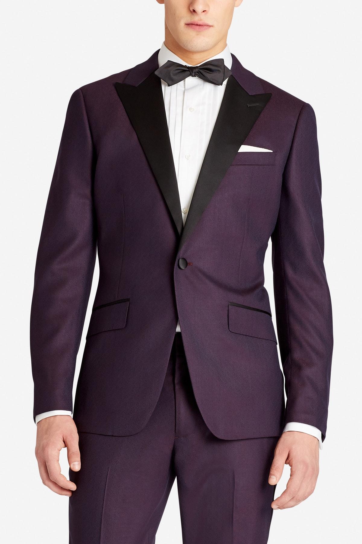 Bonobos The Capstone Italian Wool Tuxedo Jacket in Purple for Men Lyst