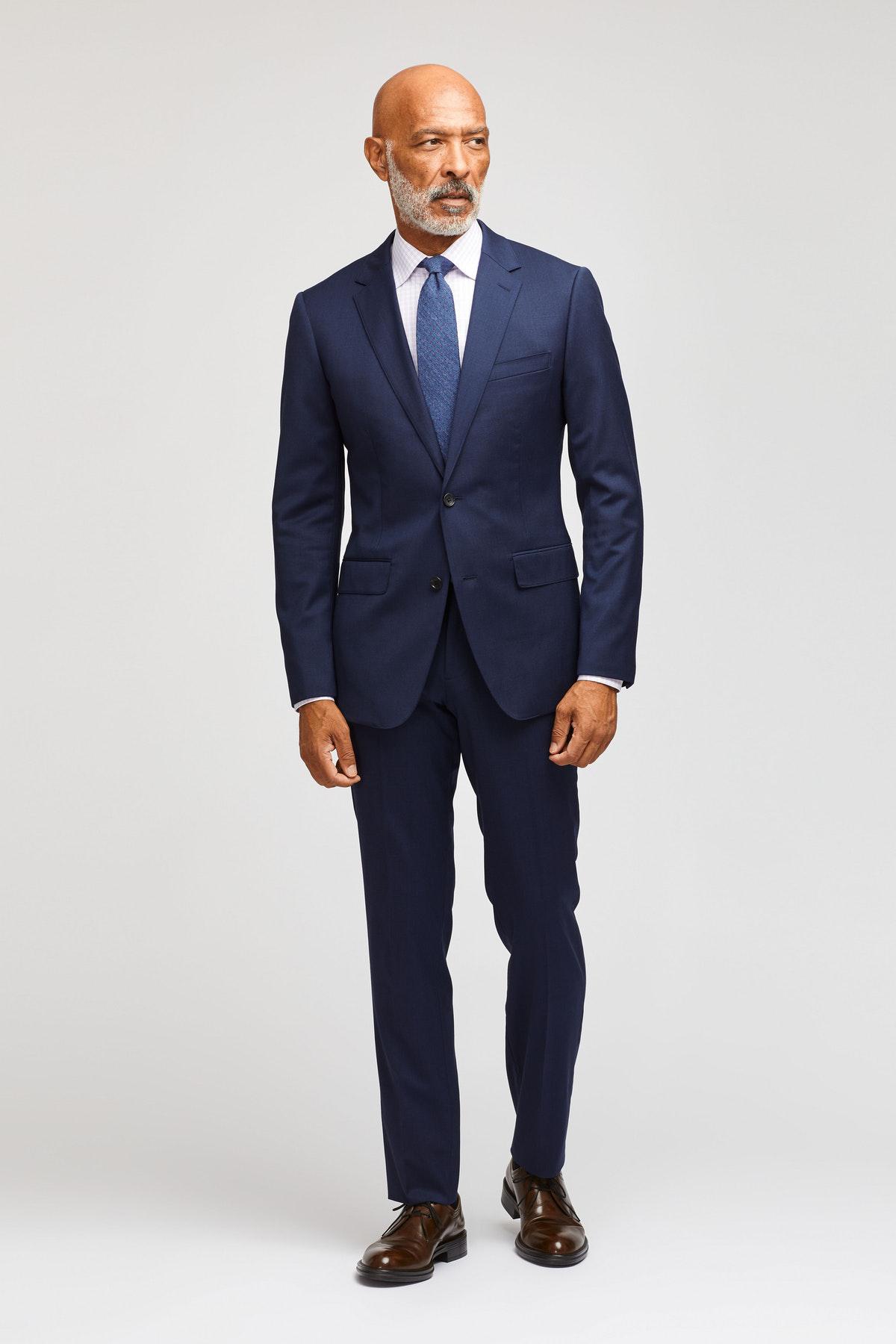 Bonobos Jetsetter Stretch Wool Suit Jacket in Light Navy (Blue) for Men